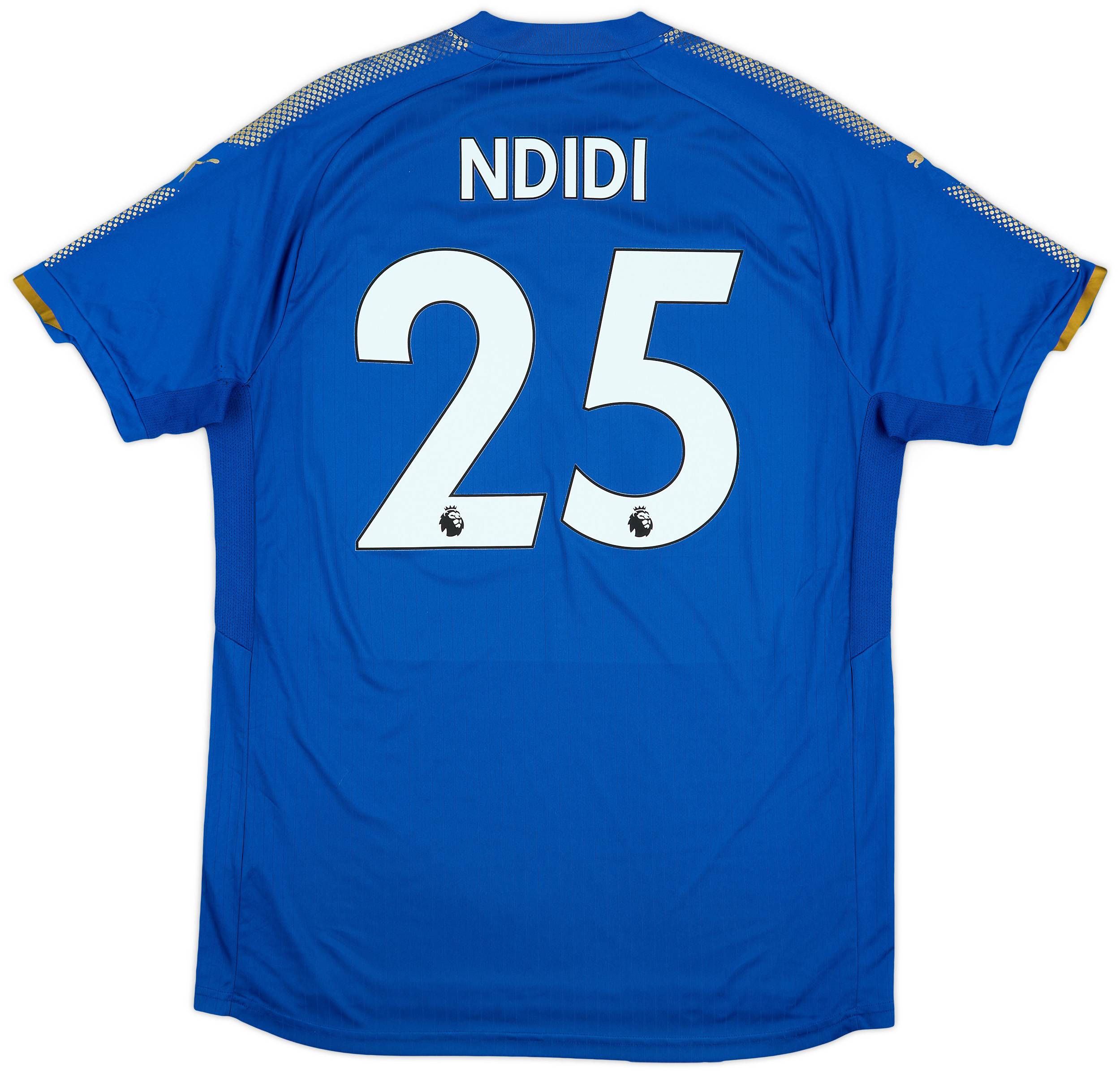 2017-18 Leicester Home Shirt Ndidi #25 - 6/10 - (XL)