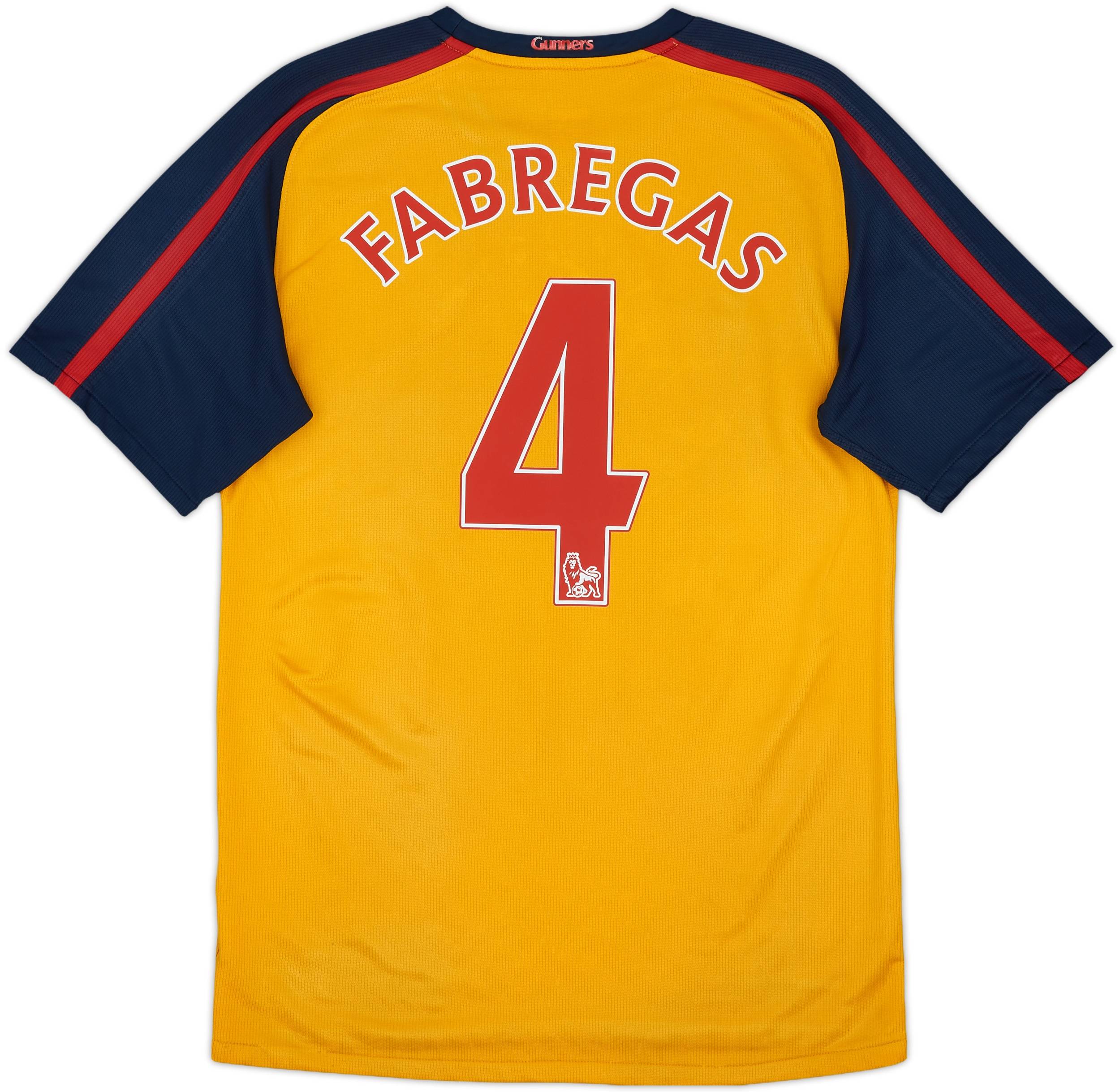 2008-09 Arsenal Away Shirt Fabregas #4 - 8/10 - (S)