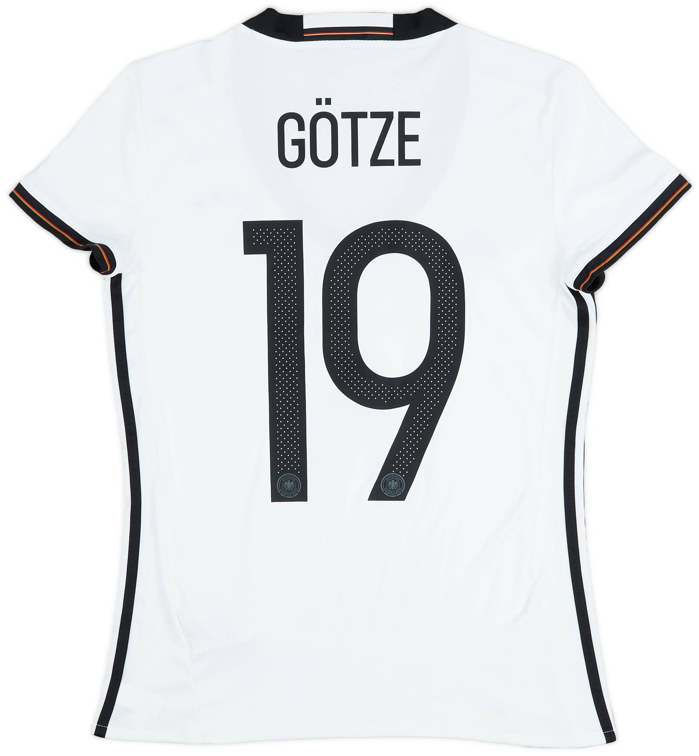 2015-16 Germany Home Shirt Gotze #19 - 9/10 - (Women's M)