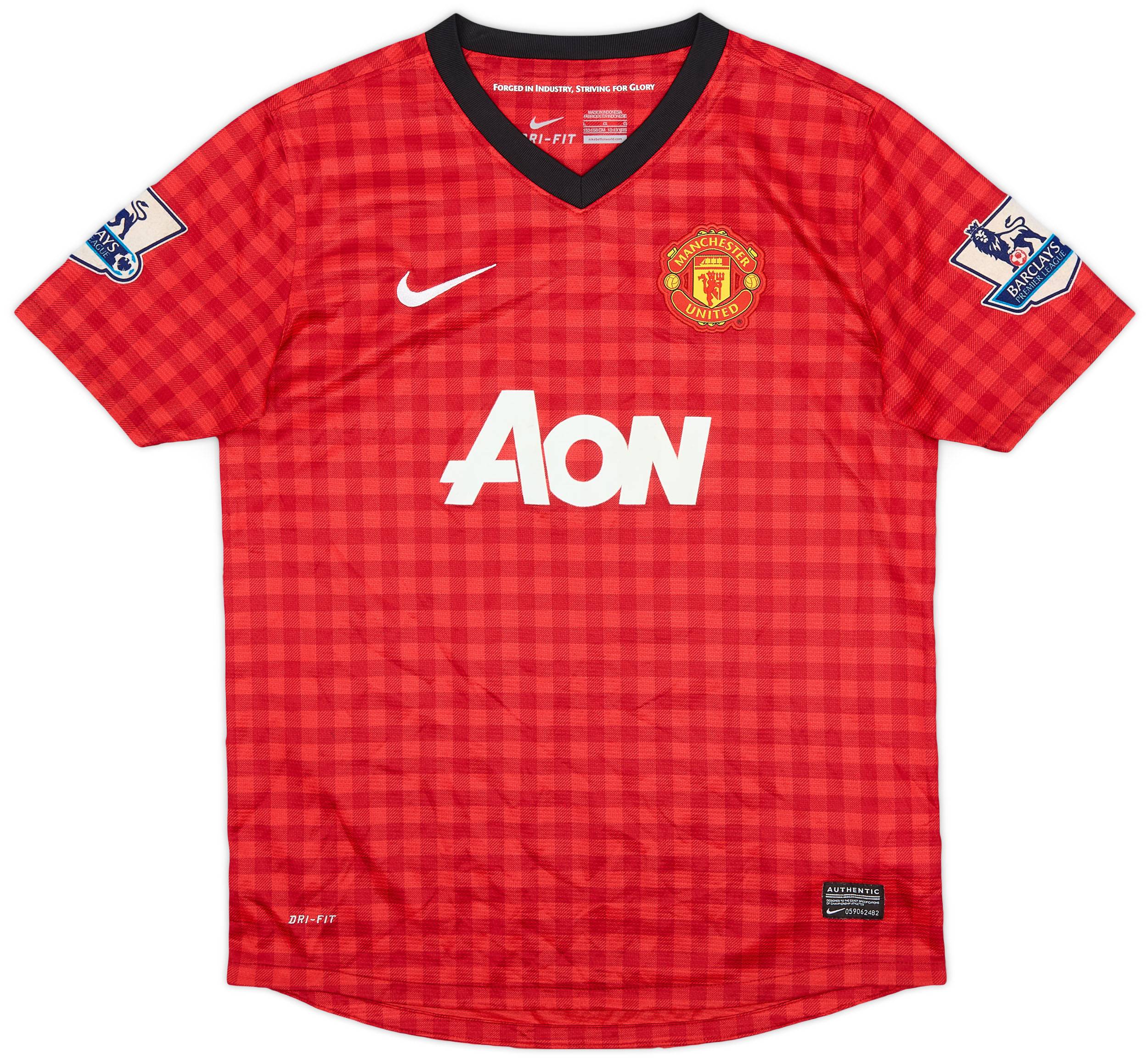 人気ランキング1位～（売れ筋商品） 2012-13 Manchester United Home Shirt Rooney #10 - 6/10 - (L ウェア