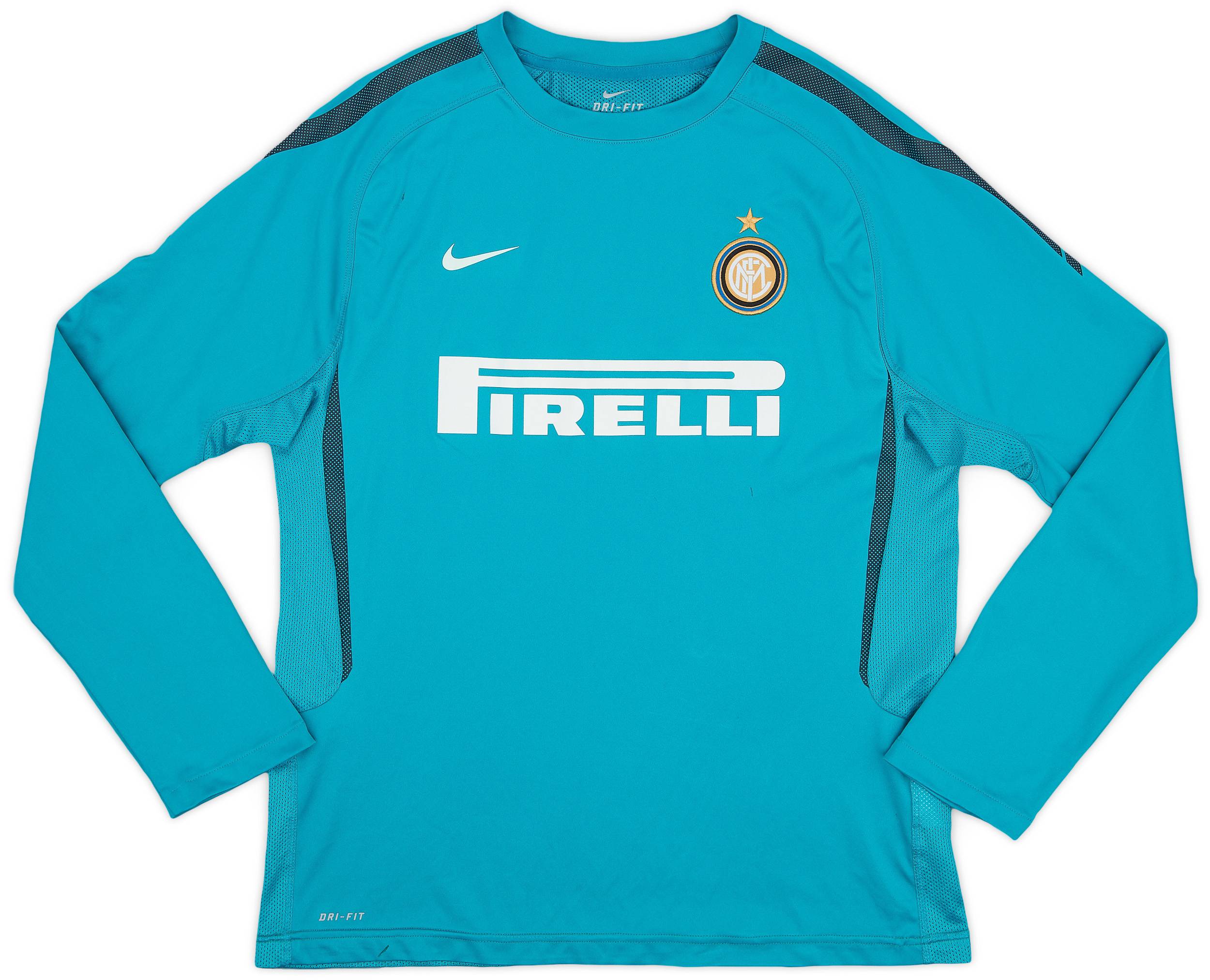 2010-11 Inter Milan Nike Training L/S Shirt - 8/10 - (XL.Boys)