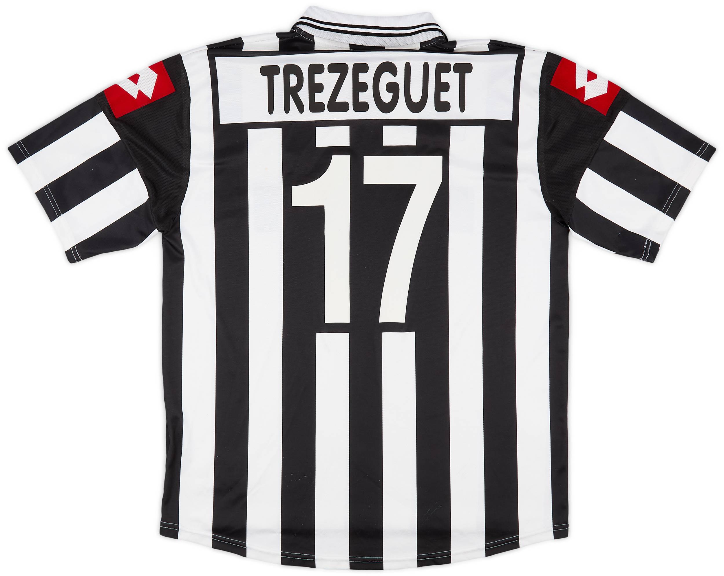 2001-02 Juventus Home Shirt Trezeguet #17 - 8/10 - (XL)