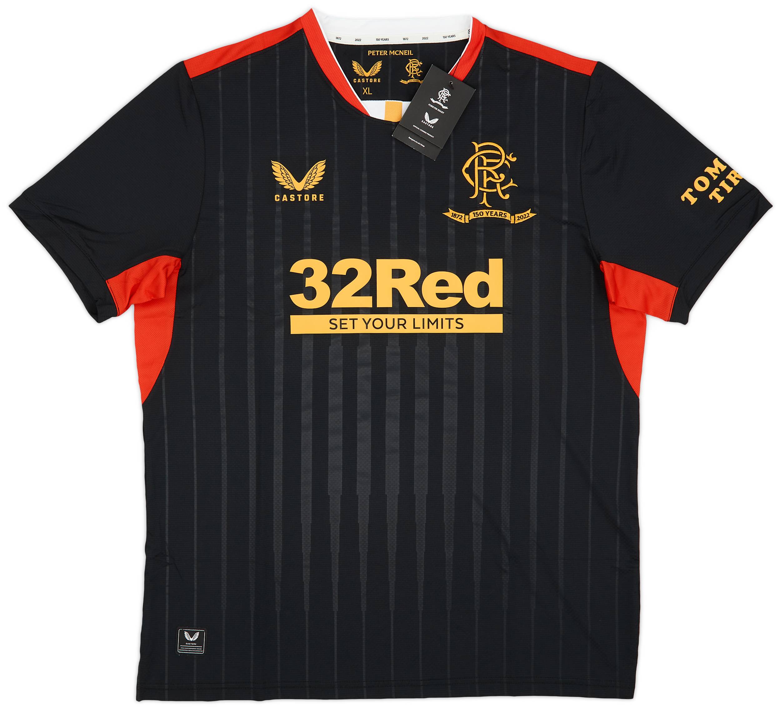 2021-22 Rangers Player Issue Pro '150 Years Anniversary' Away Shirt (XL)