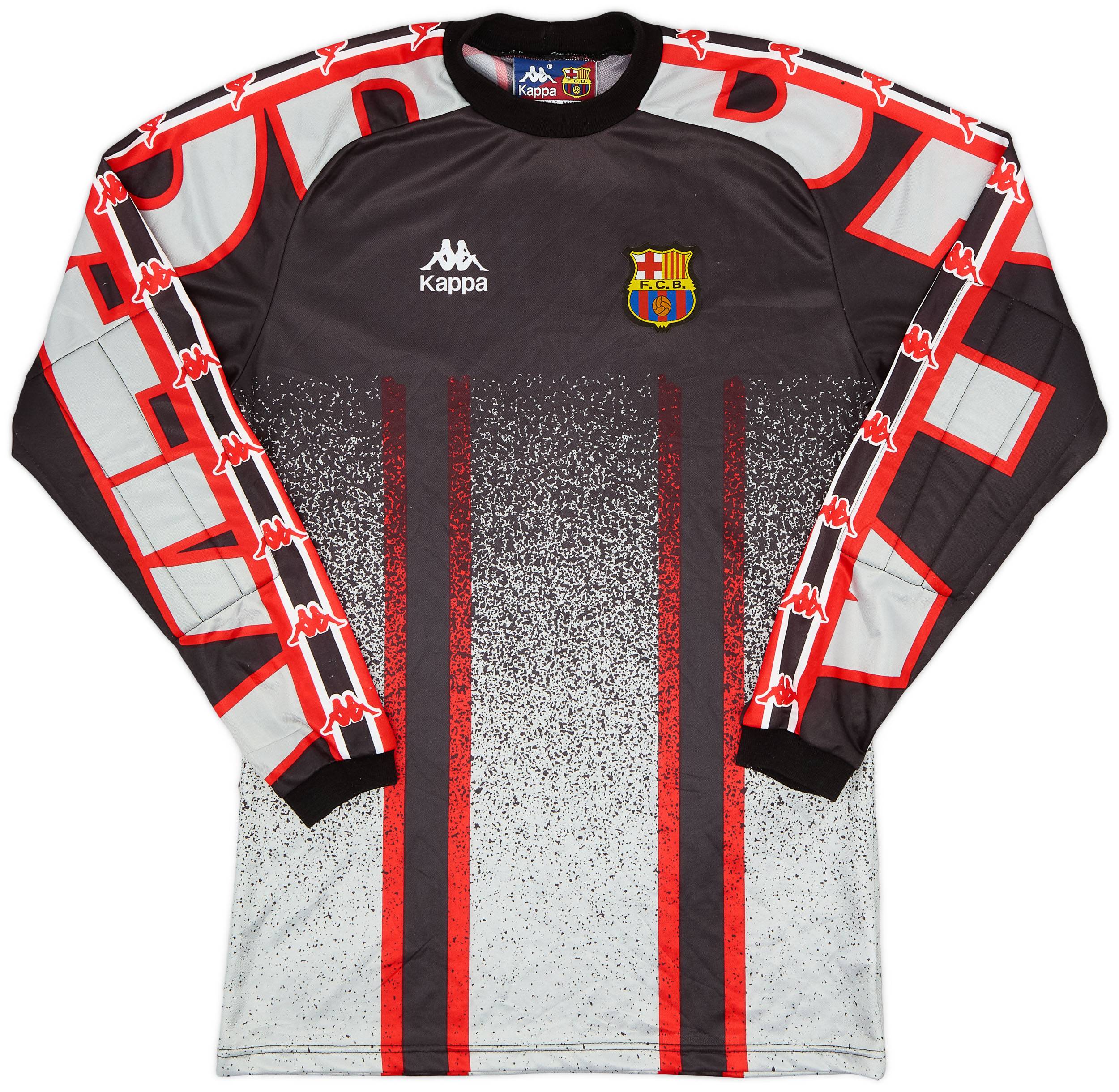 1996-97 Barcelona Basic GK Shirt Vitor Baia #1 - 9/10 - (M)