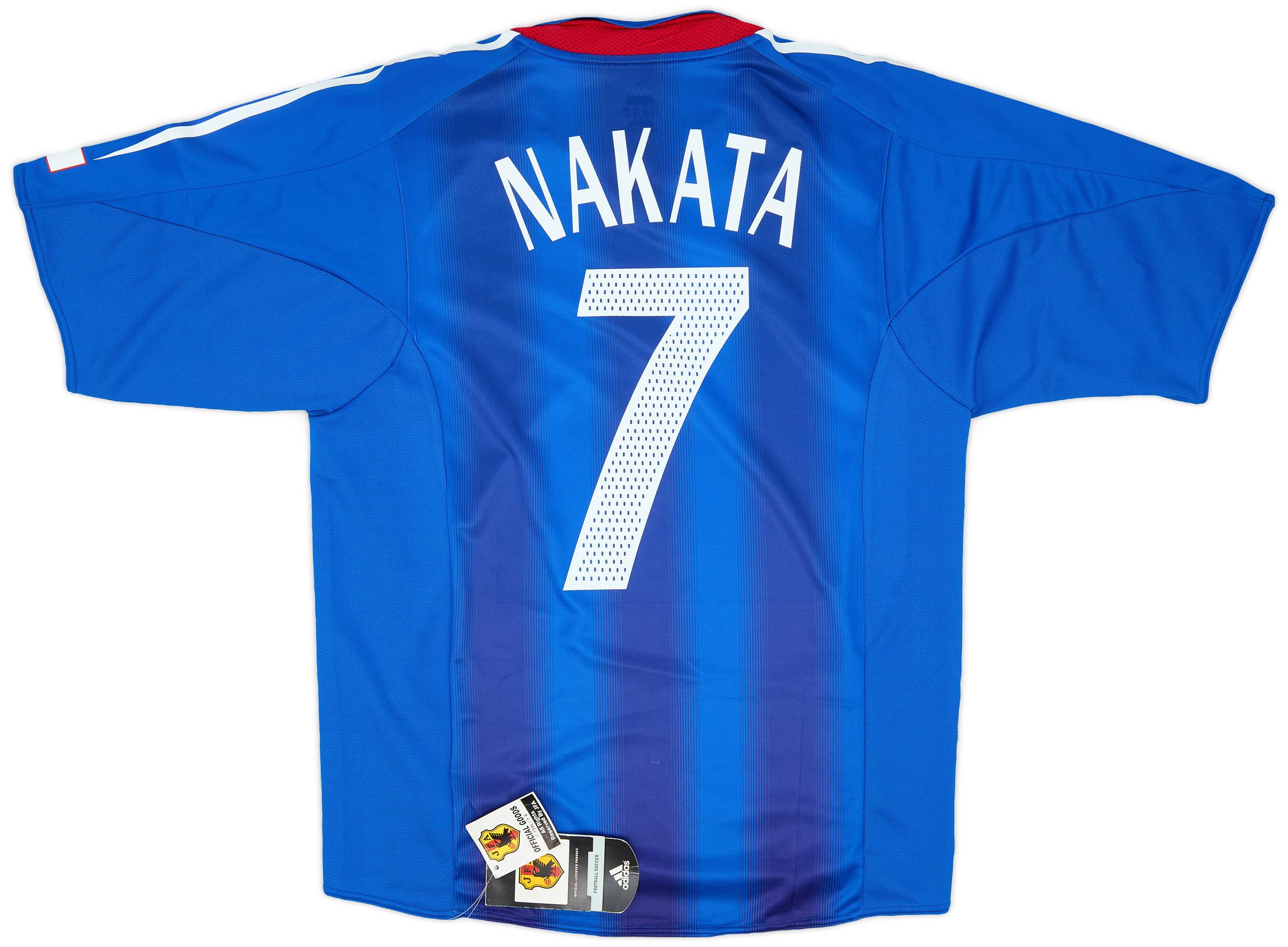 2004-06 Japan Home Shirt Nakata #7 (S)