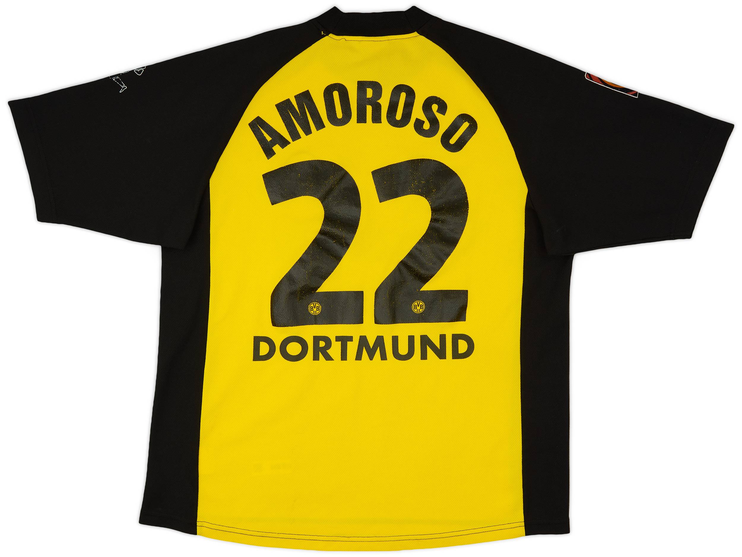2001-02 Borussia Dortmund Home Shirt Amoroso #22 - 4/10 - (L)