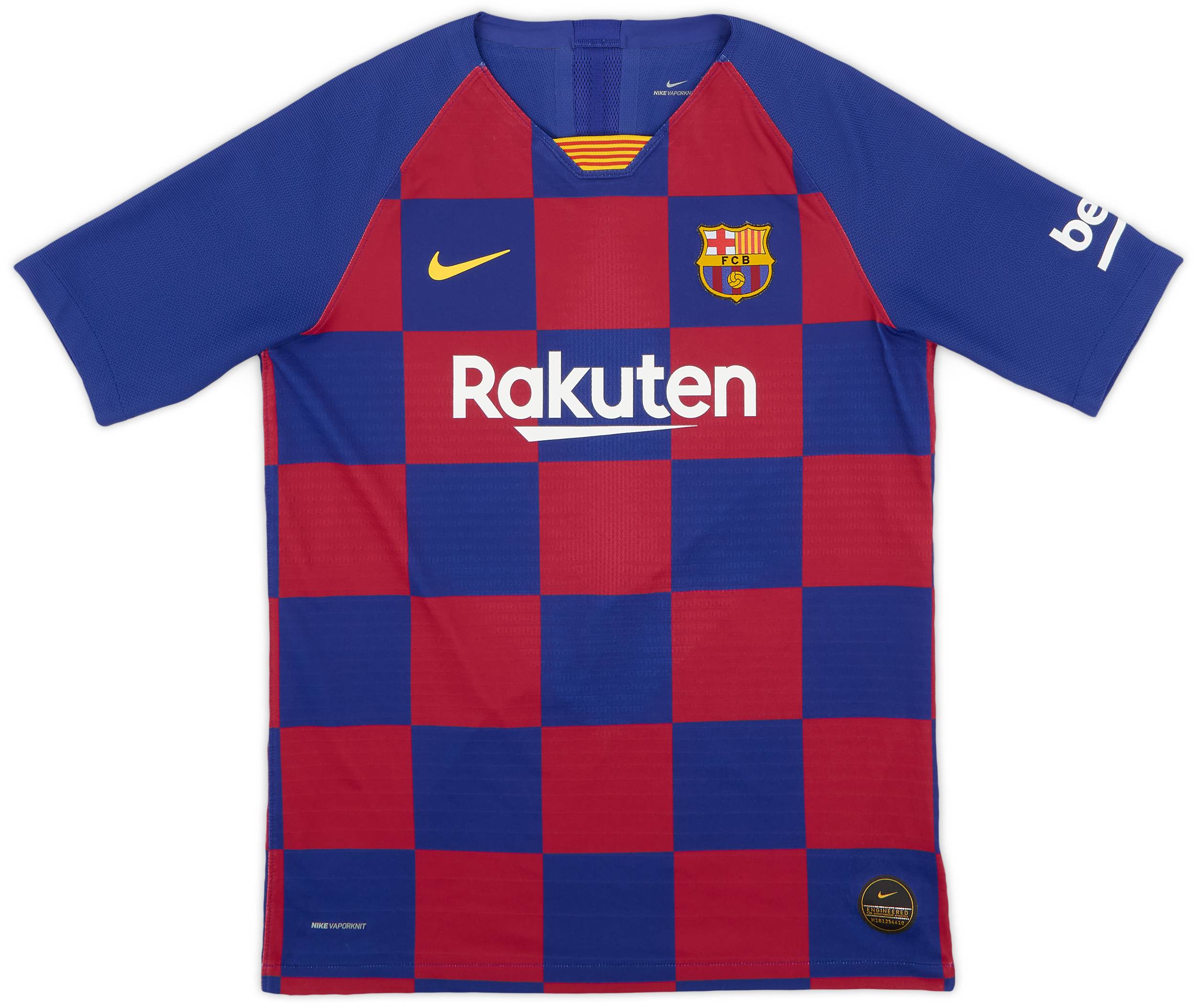 2019-20 Barcelona Authentic Home Shirt - 10/10 - (XL.Boys)
