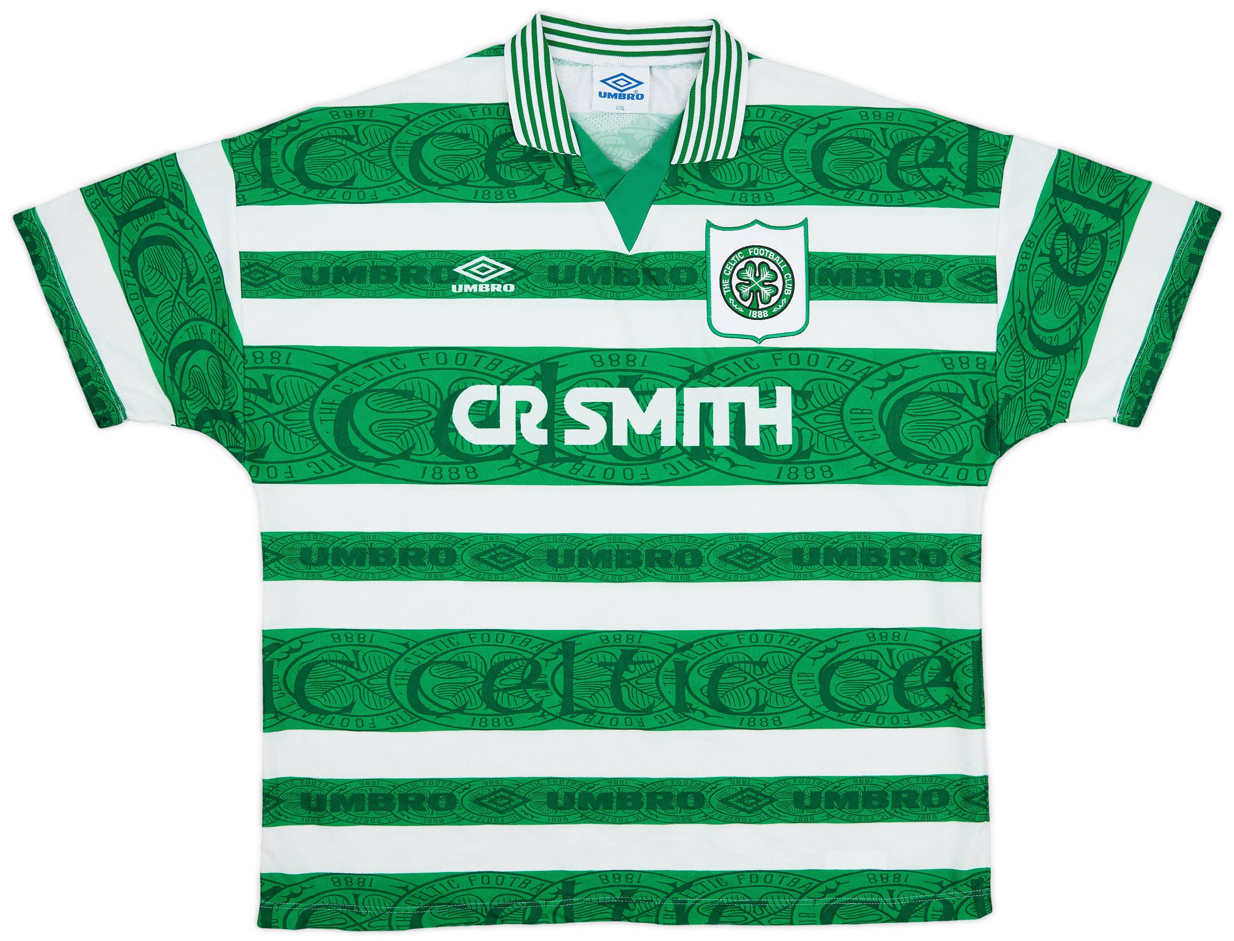 1995-97 Celtic Home Shirt - 8/10 - (XXL)
