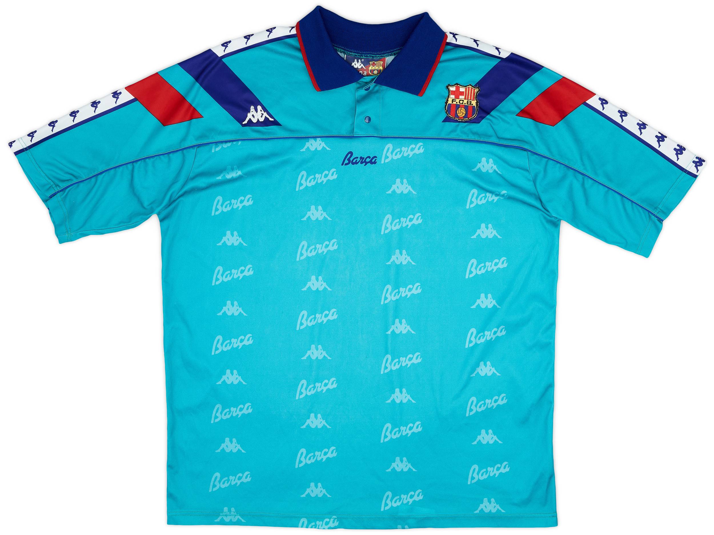 1992-95 Barcelona Away Shirt - 8/10 - (XL)