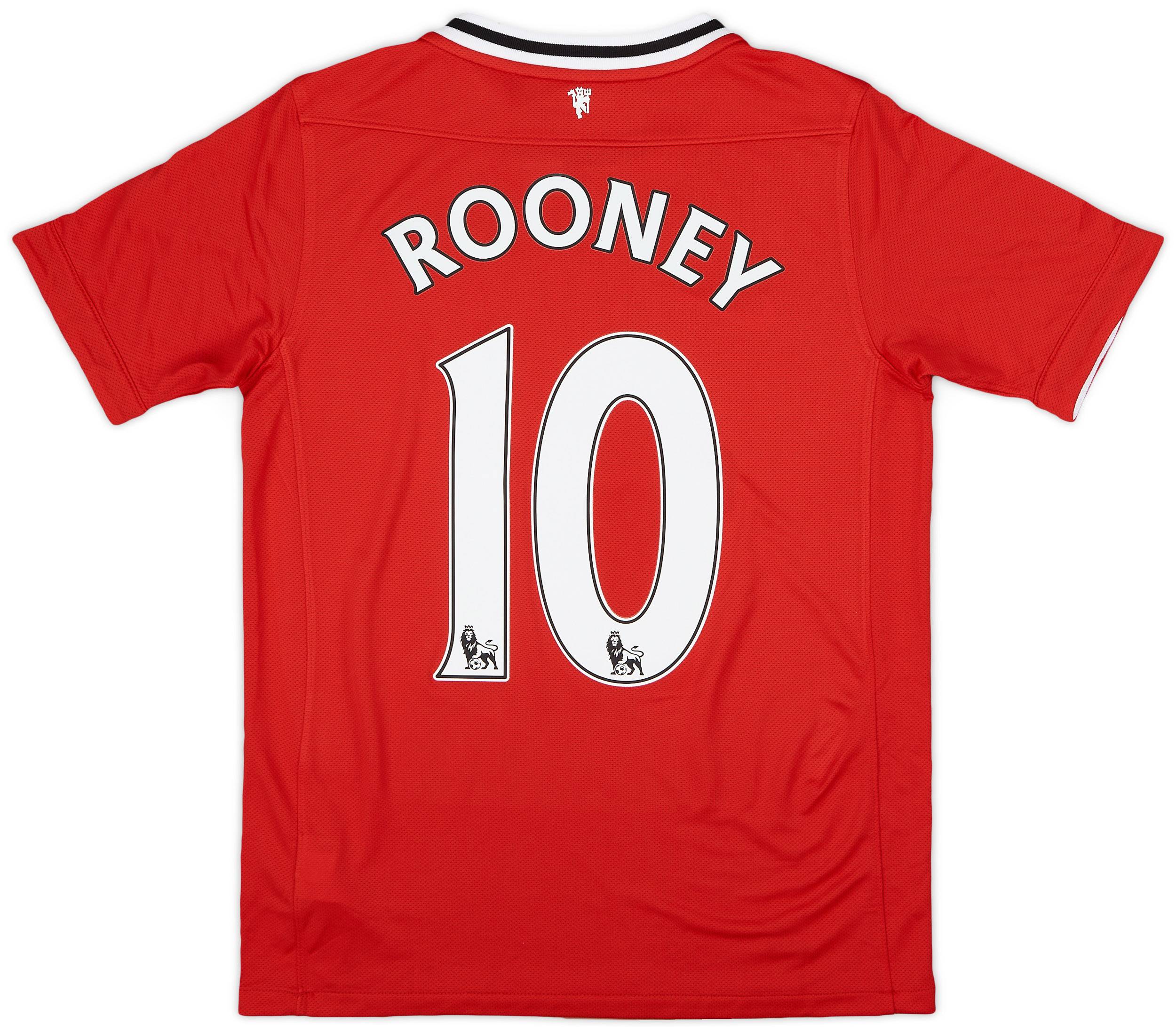 2011-12 Manchester United Home Shirt Rooney #10 (L.Boys)