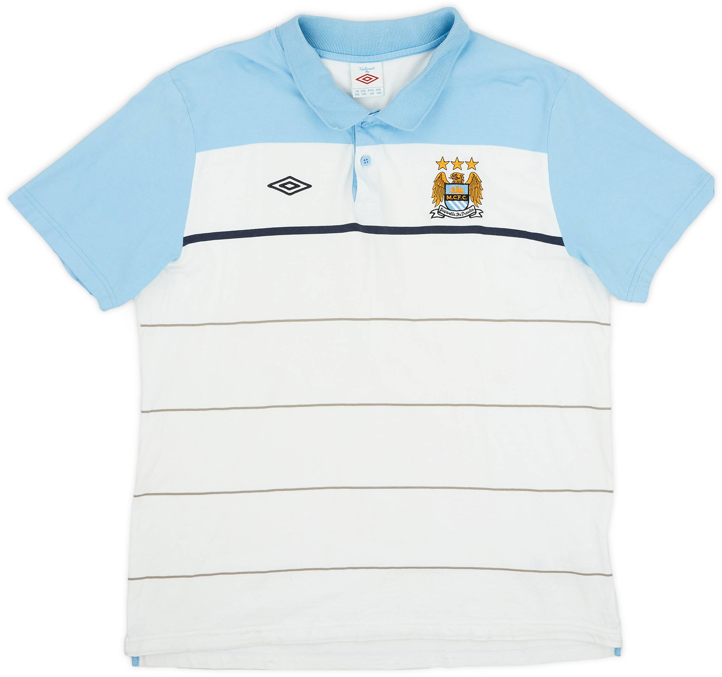 2012-13 Manchester City Umbro Polo Shirt - 8/10 - (XXL)