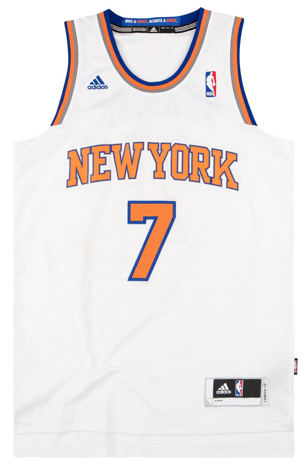 2012 14 New York Knicks Anthony 7 adidas Swingman Jersey Home Y