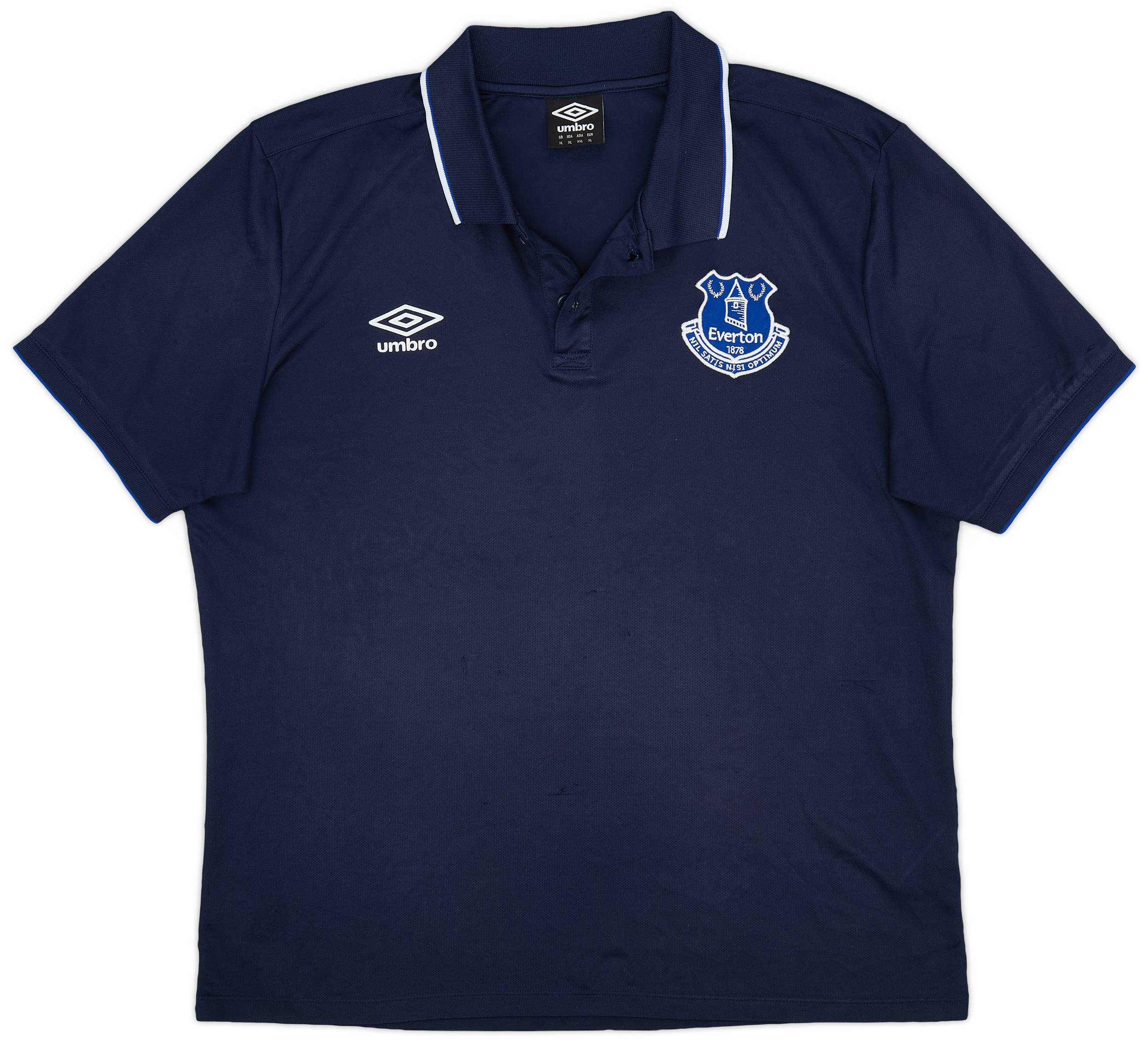 2018-19 Everton Umbro Polo Shirt - 8/10 - (XL)