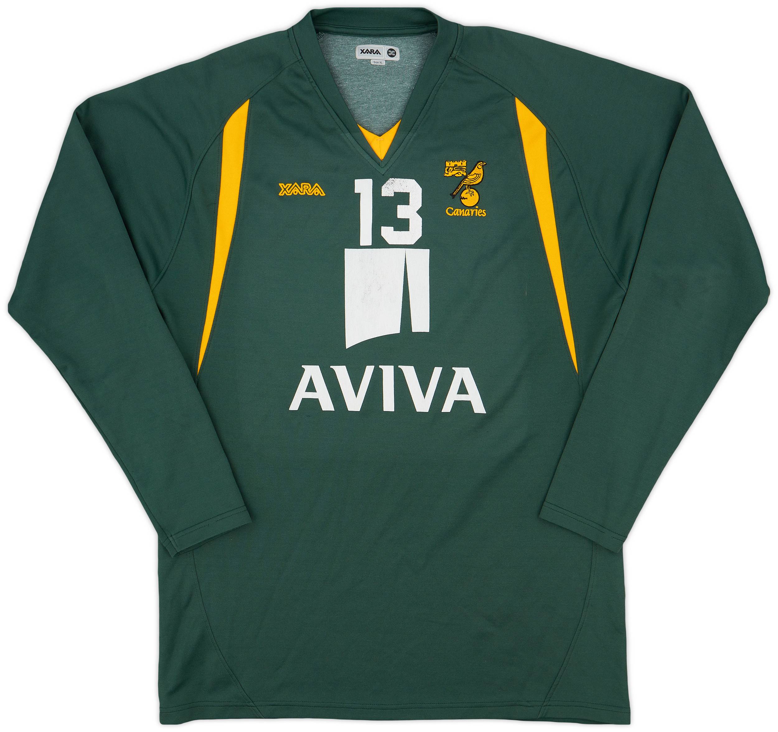 2008-09 Norwich Player Issue Xara Sweat Top #13 - 5/10 - (XL)