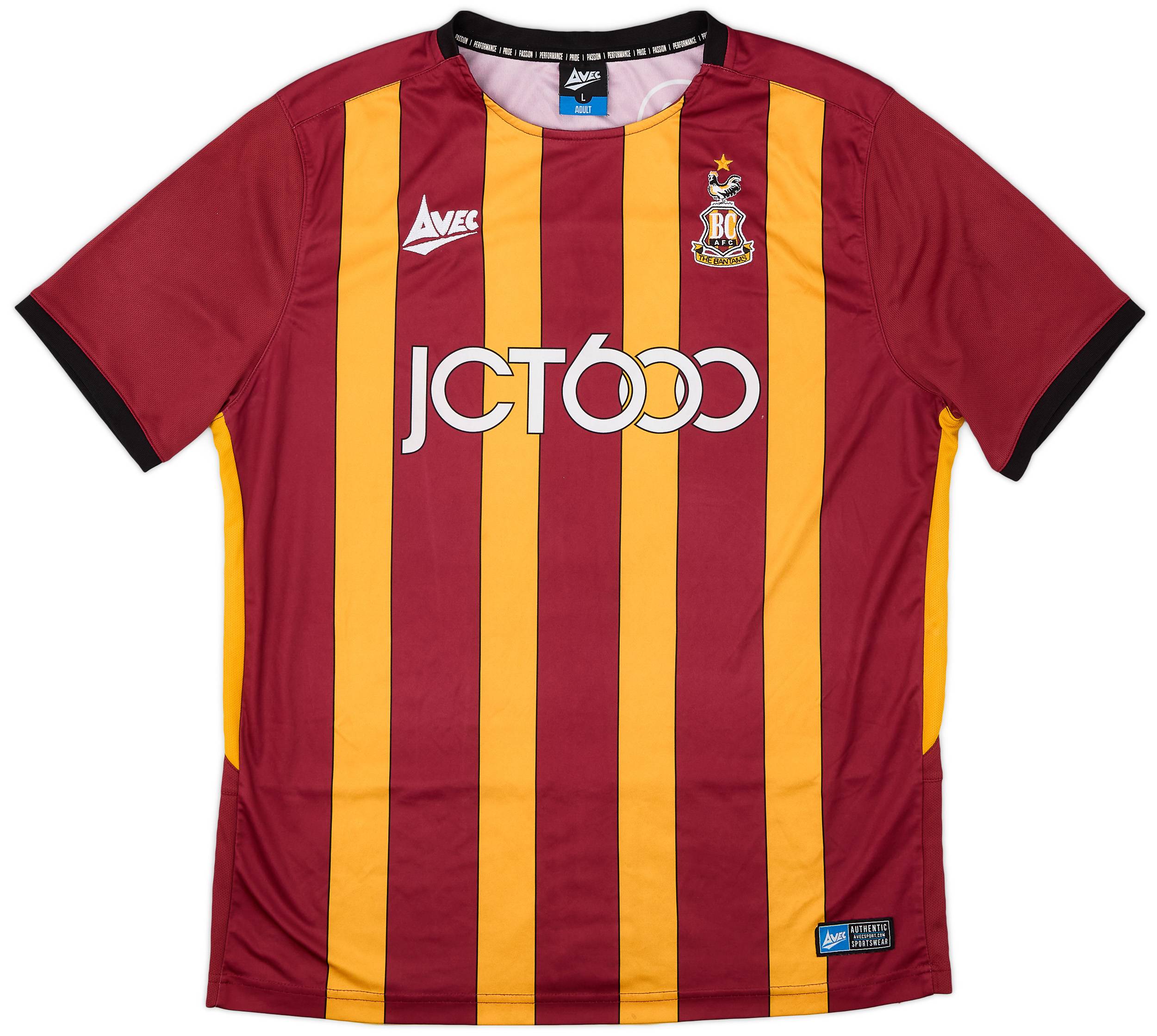 2019-20 Bradford City Home Shirt - 7/10 - (L)