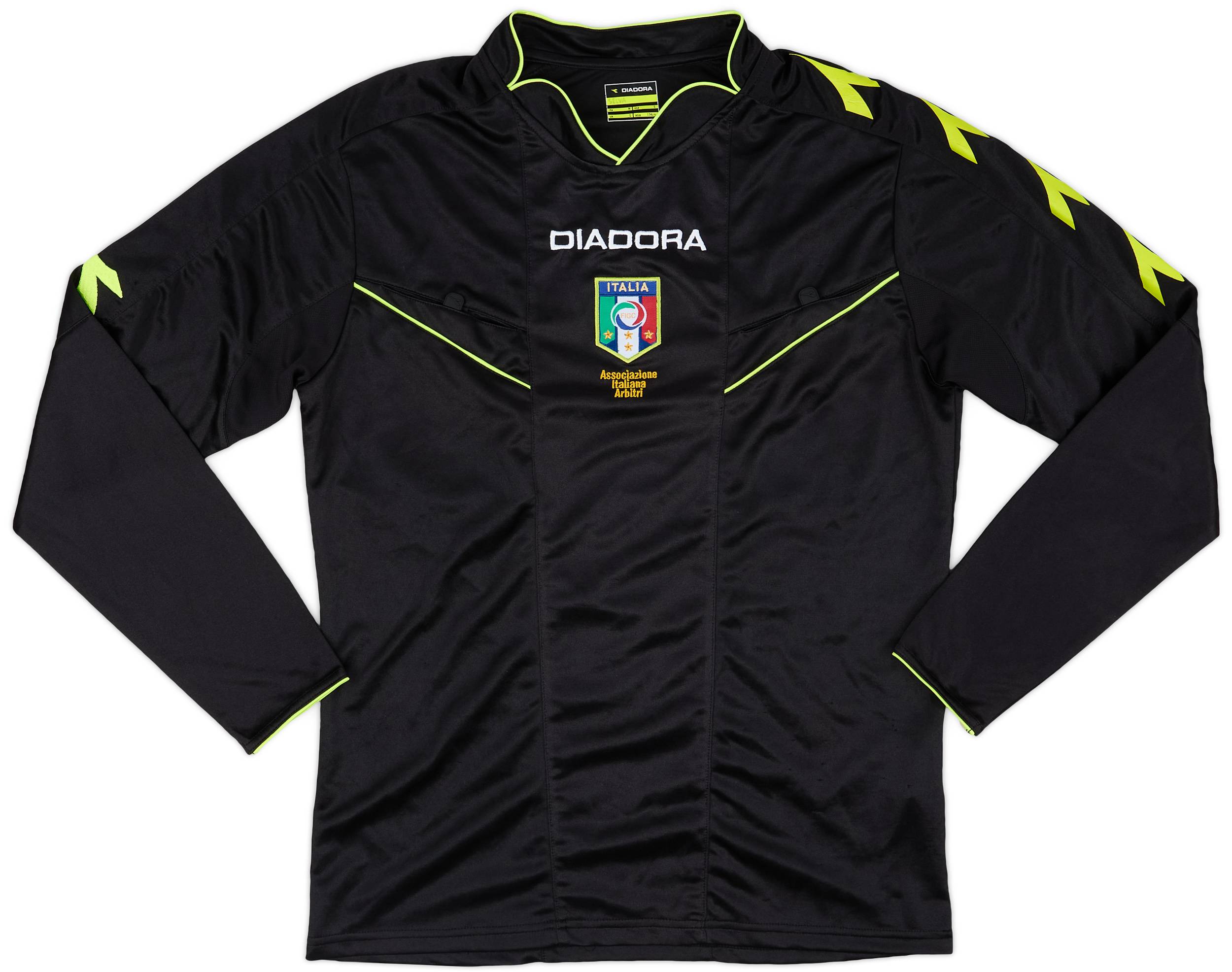 2000s Italy Diadora Referee L/S Shirt - 8/10 - (S)