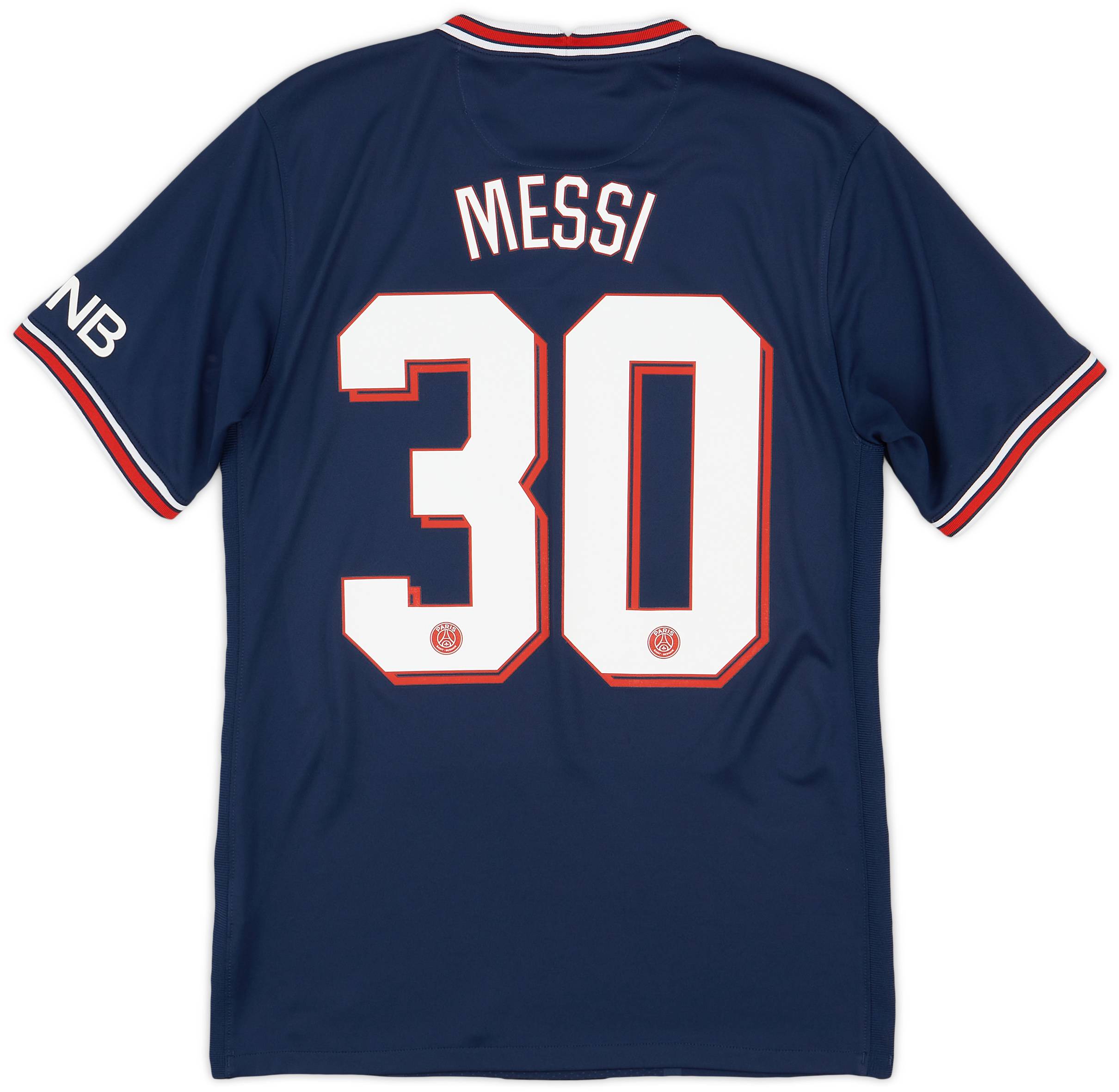 2021-22 Paris Saint-Germain Home Shirt Messi #30 - 8/10 - (S)