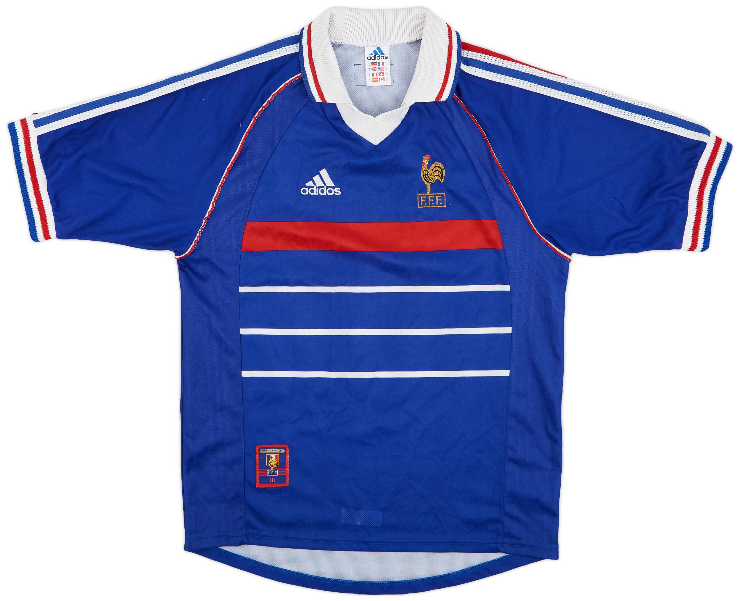 1998-00 France Home Shirt - 8/10 - (S)