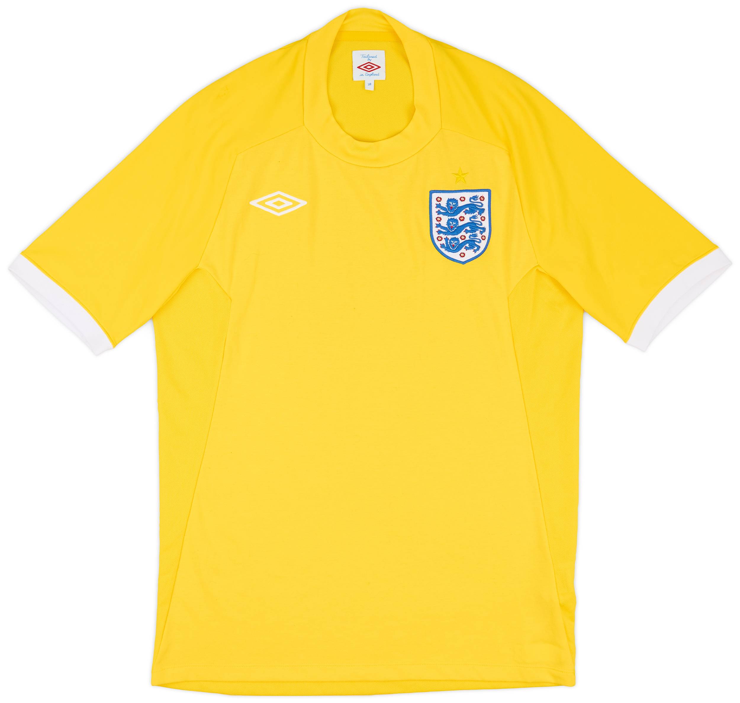 2010-11 England GK S/S Shirt - 8/10 - (M)
