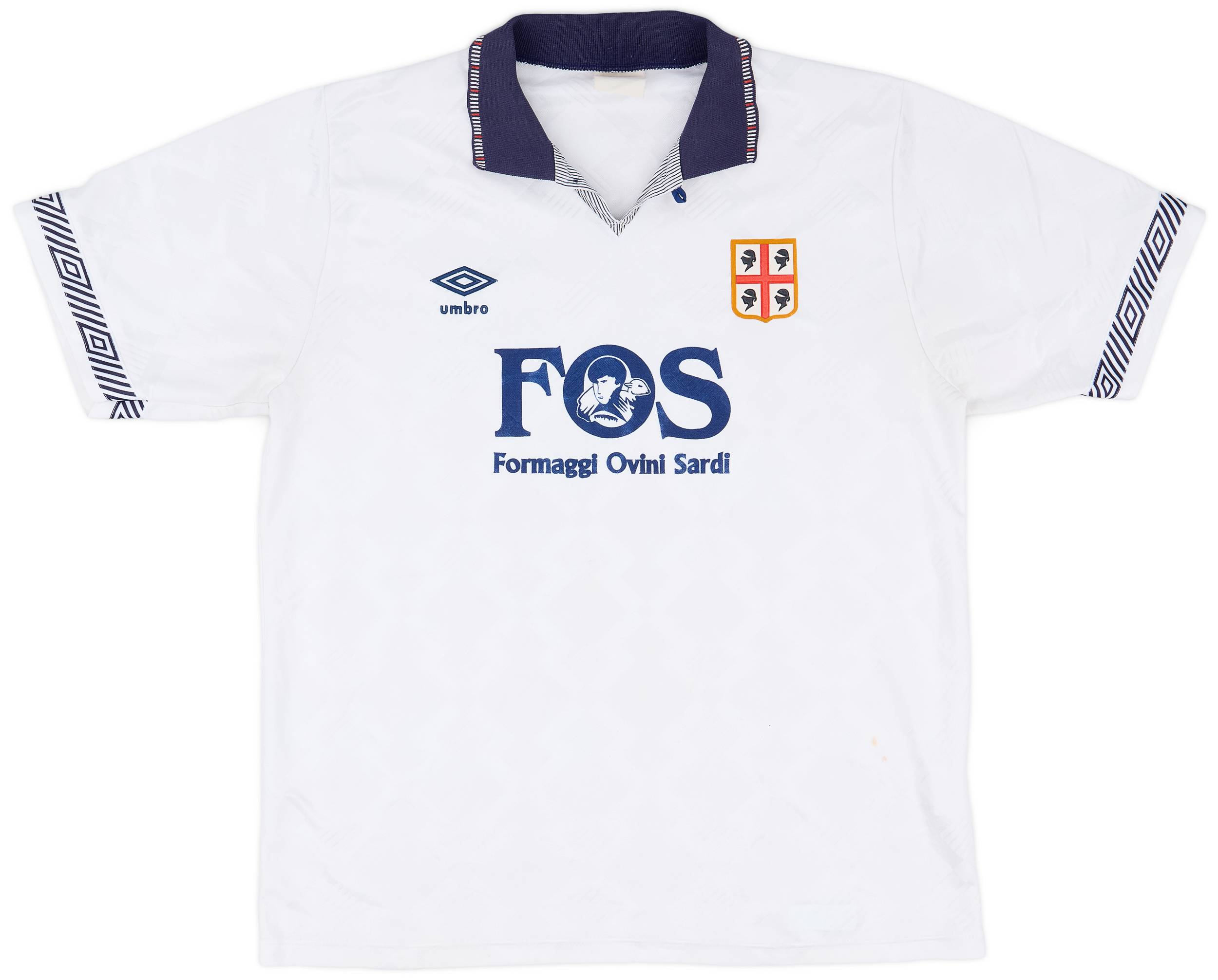 1990-92 Cagliari Away Shirt - 7/10 - (L)