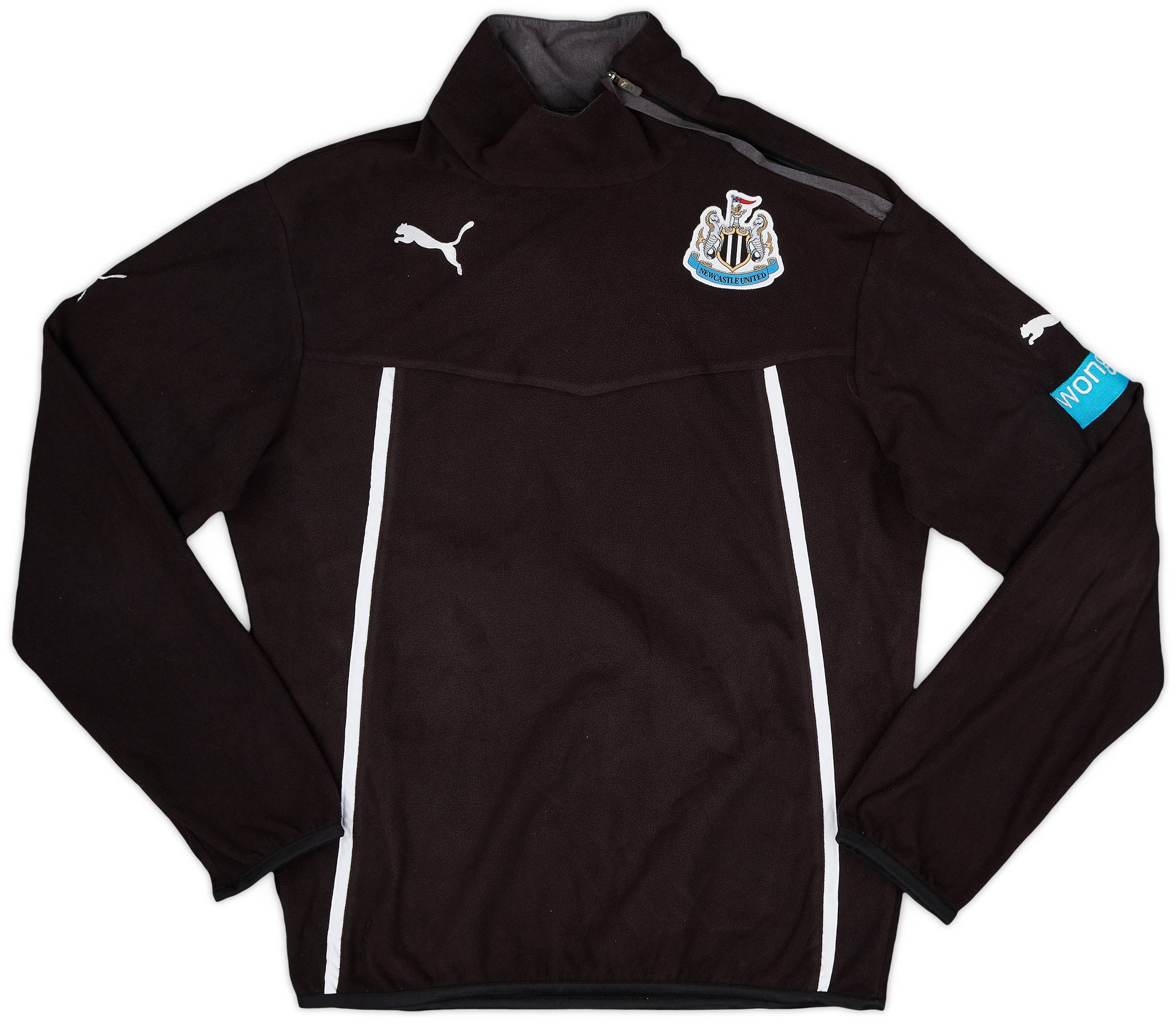 2013-14 Newcastle United Puma 1/4 Zip Fleece Top - 8/10 - (S)