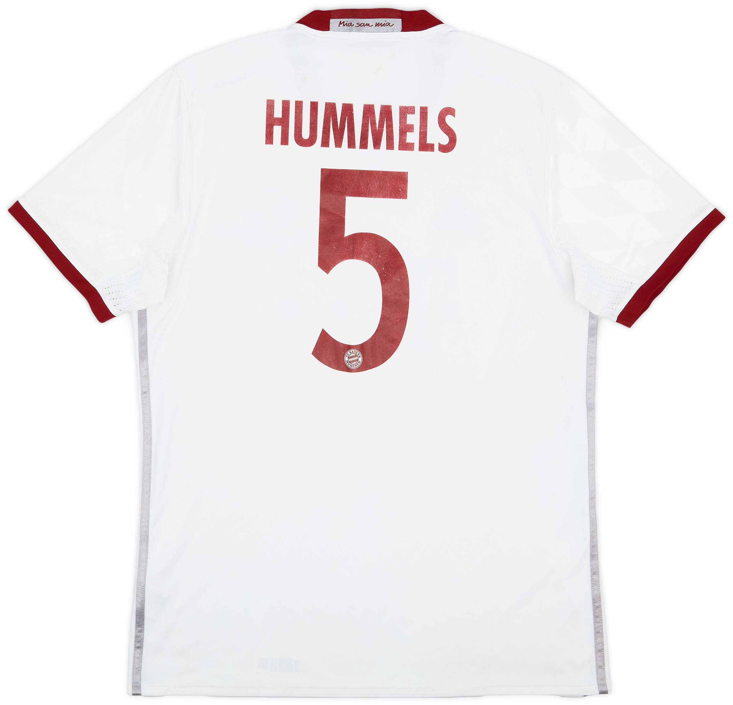 2016-17 Bayern Munich Third Shirt Hummels #5 - 5/10 - (L)