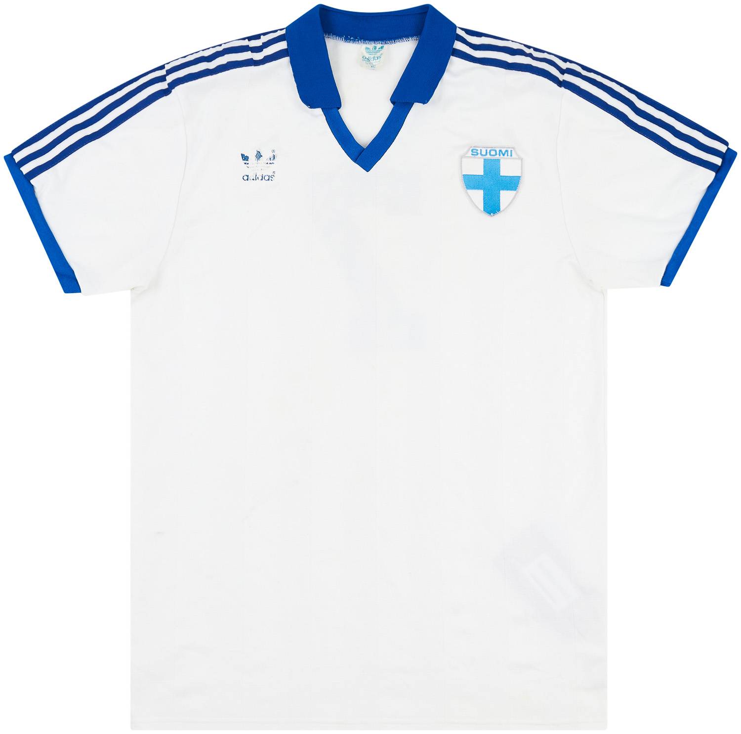 1985-90 Finland Match Issue Home Shirt #7