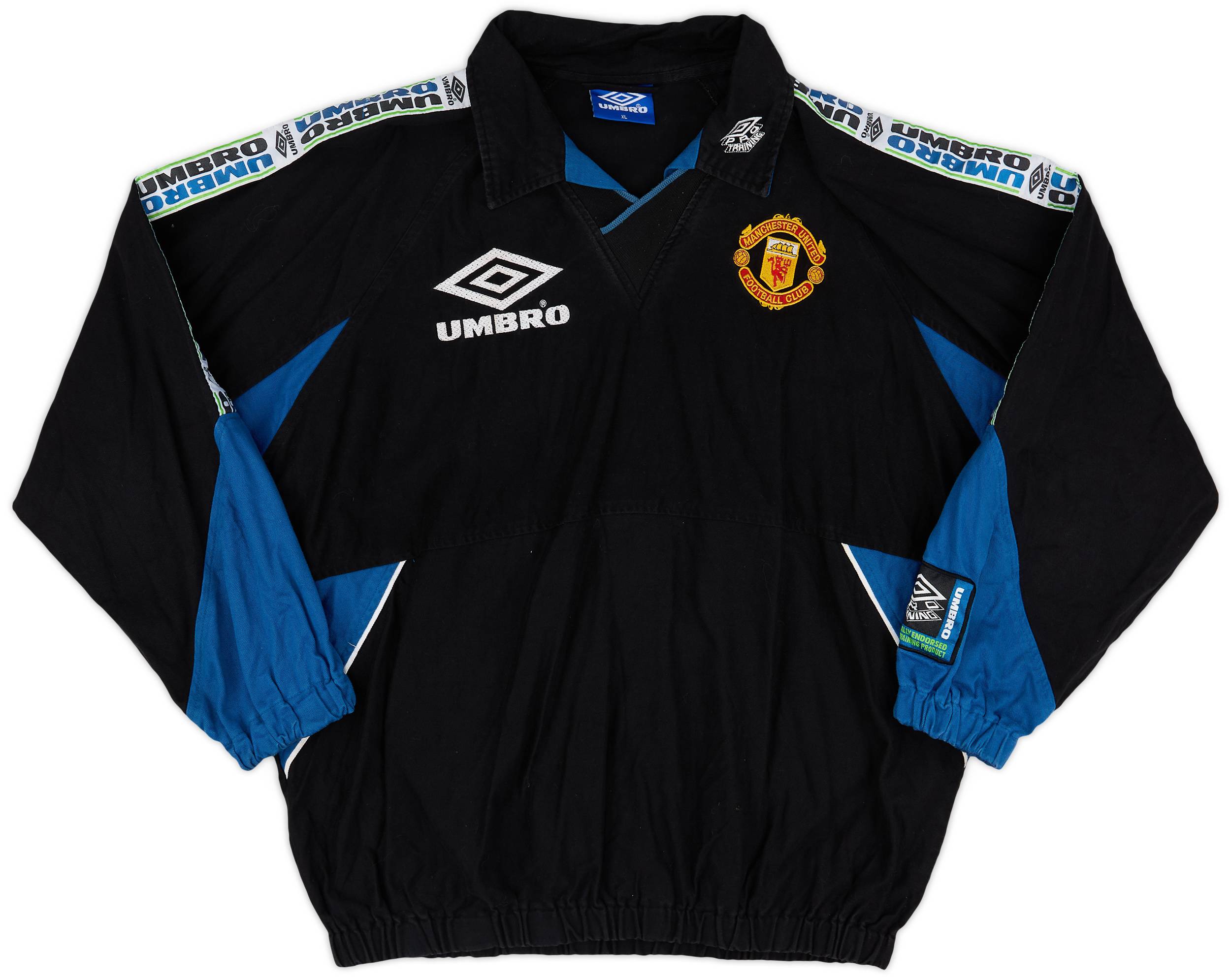 1994-95 Manchester United Umbro Drill Top - 9/10 - (XL)