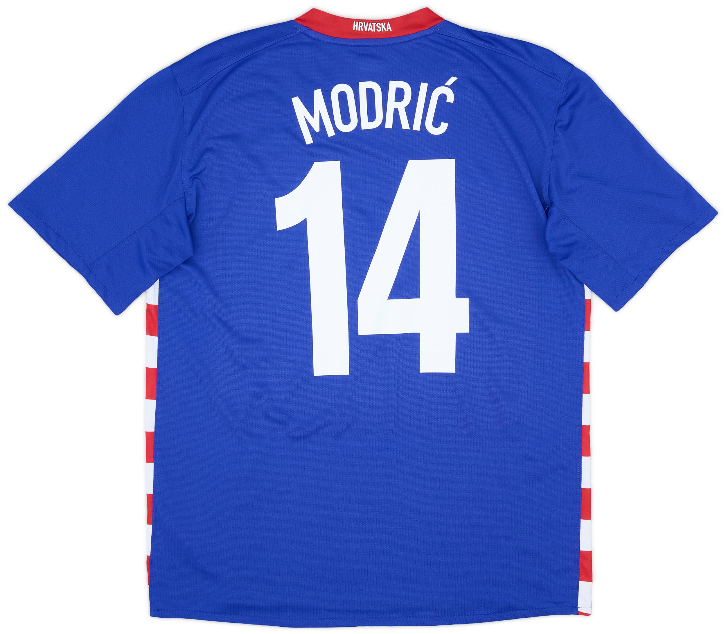 2007 09 Croatia Away Shirt Modric 14 9 10 L