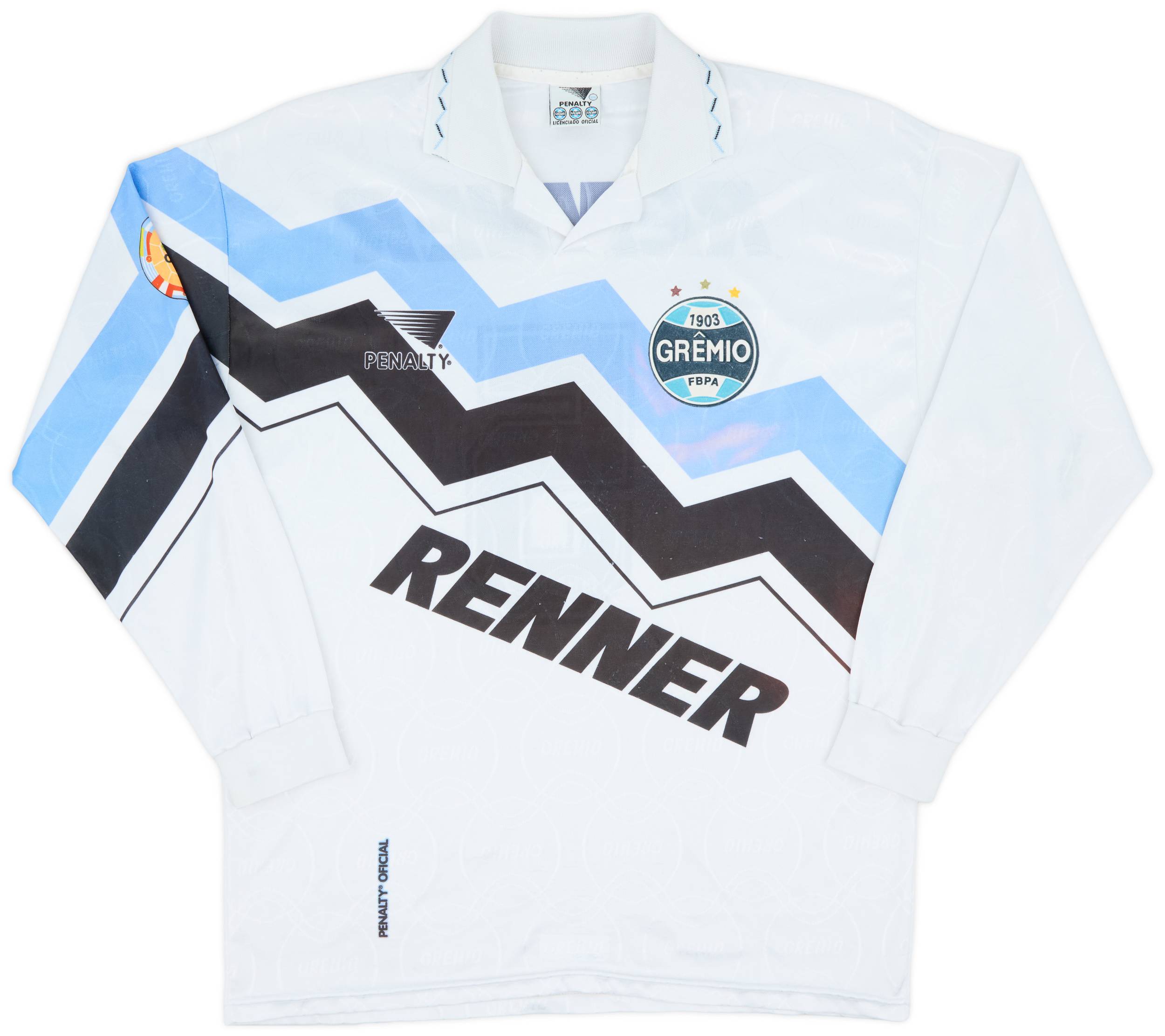 1996-97 Gremio Away L/S Shirt #5 - 8/10 - (XL)