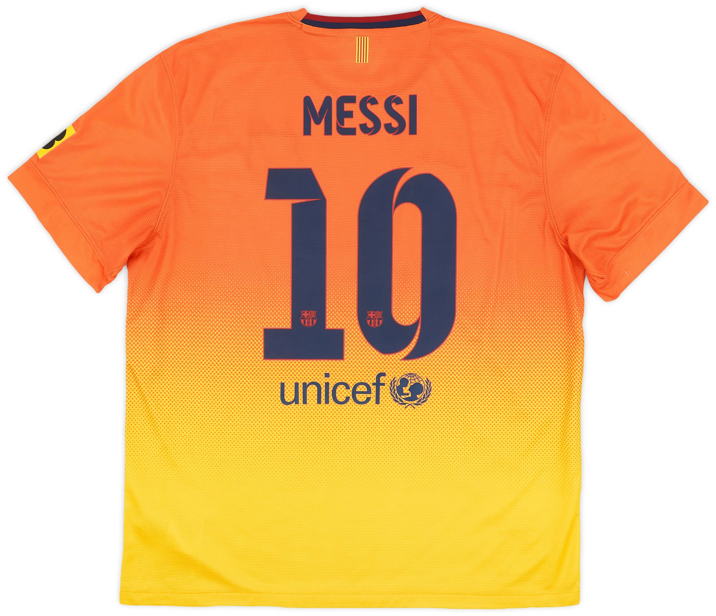 2012-13 Barcelona Away Shirt Messi #10 - 9/10 - (XL)