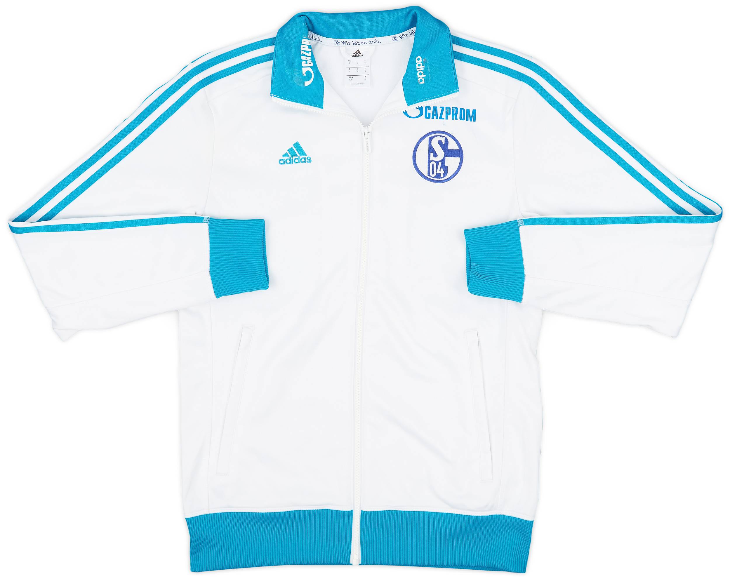 2015-16 Schalke adidas Track Jacket 7/10 (S)