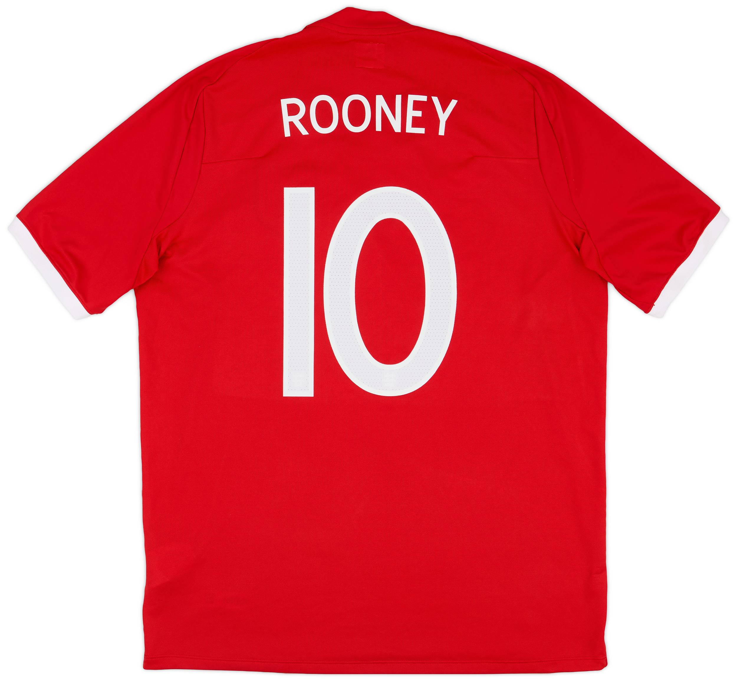 2010-11 England Away Shirt Rooney #10 - 8/10 - (L)