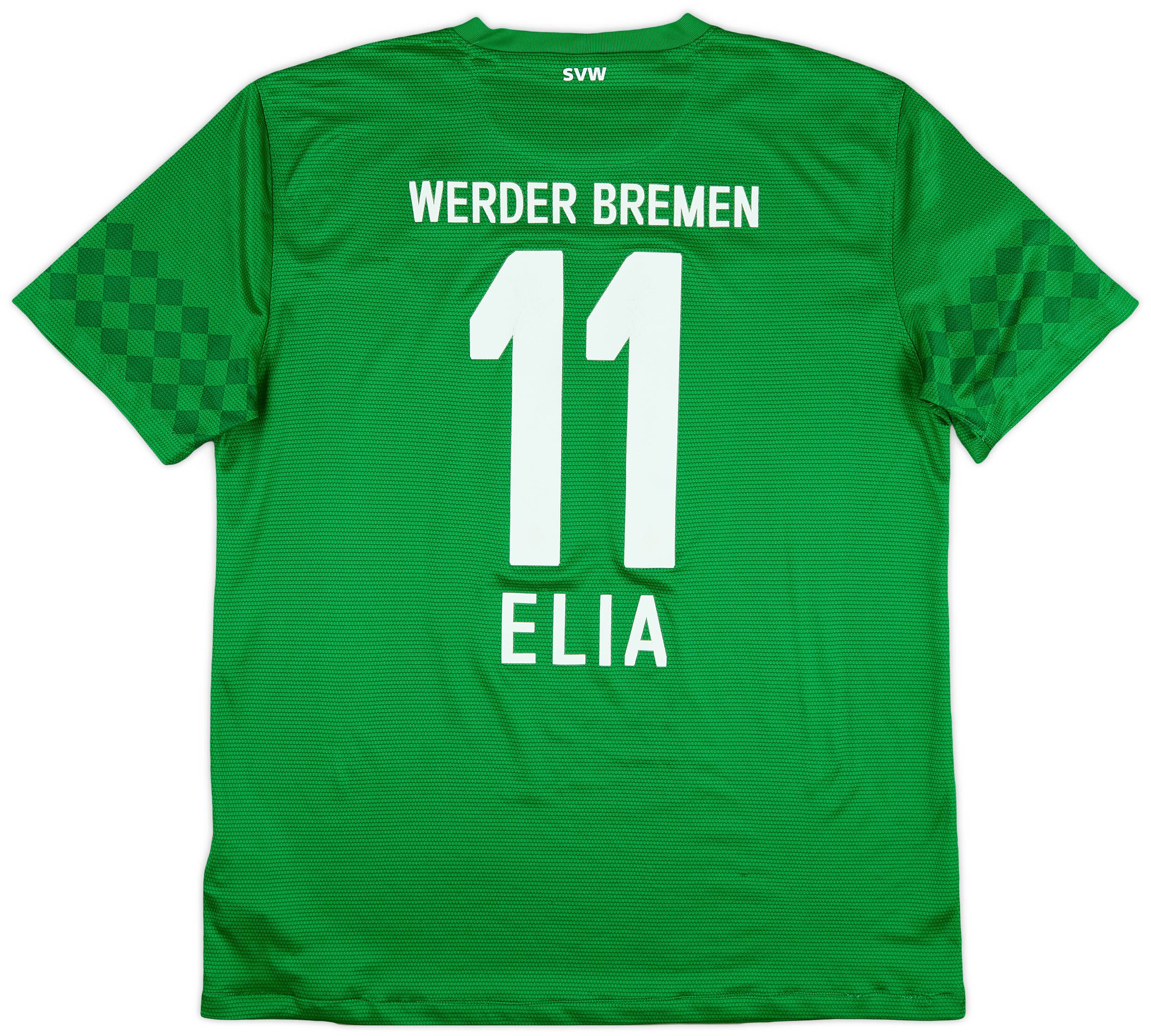 2011-12 Werder Bremen Home Shirt Elia #11 - 7/10 - (L)