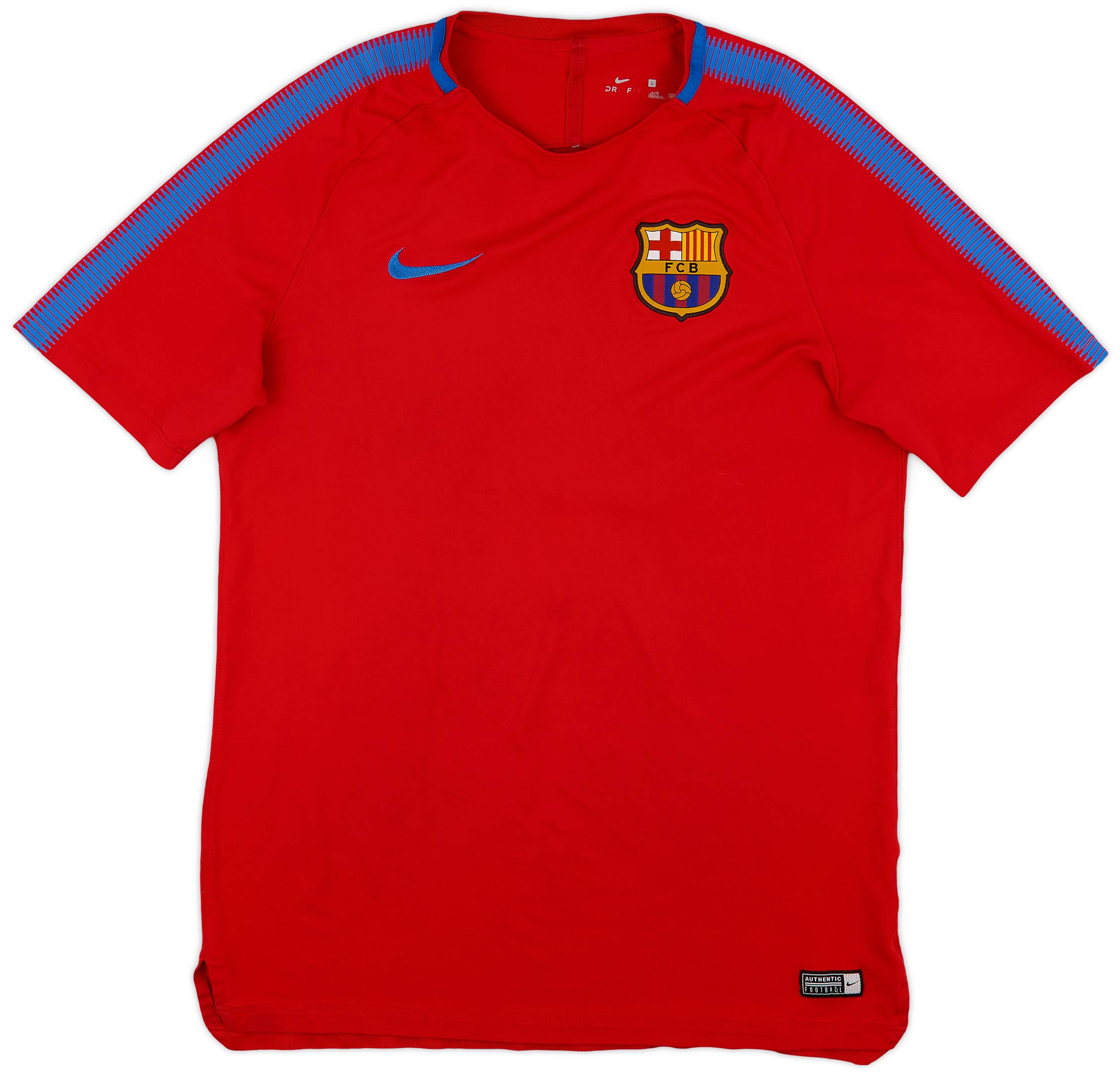 2017-18 Barcelona Nike Training Shirt - 6/10 - (L)