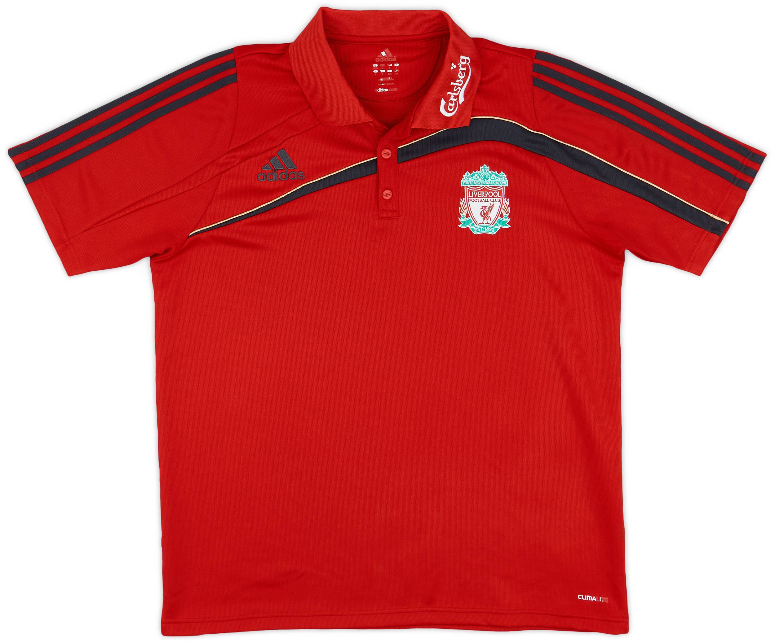 2009-10 Liverpool adidas Polo Shirt - 8/10 - (L/XL)