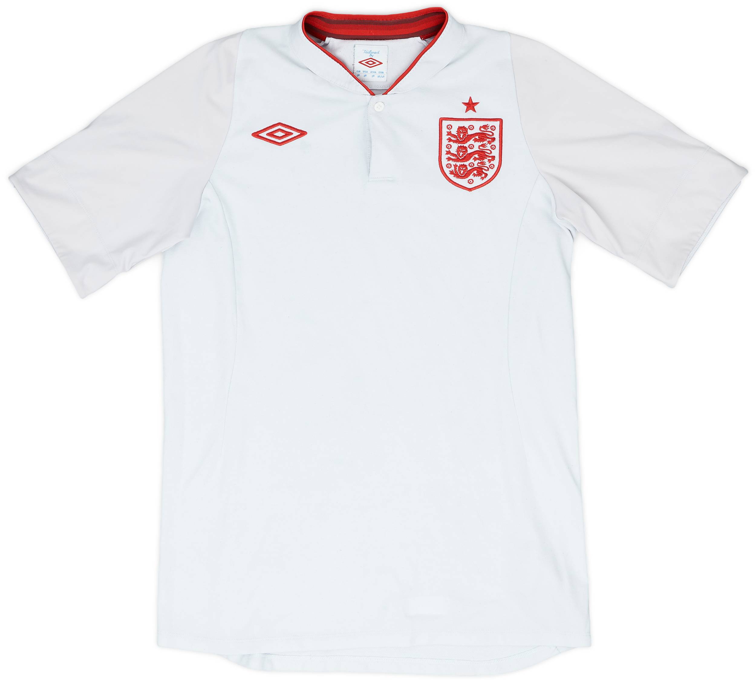 2012-13 England Home Shirt - 4/10 - (M)