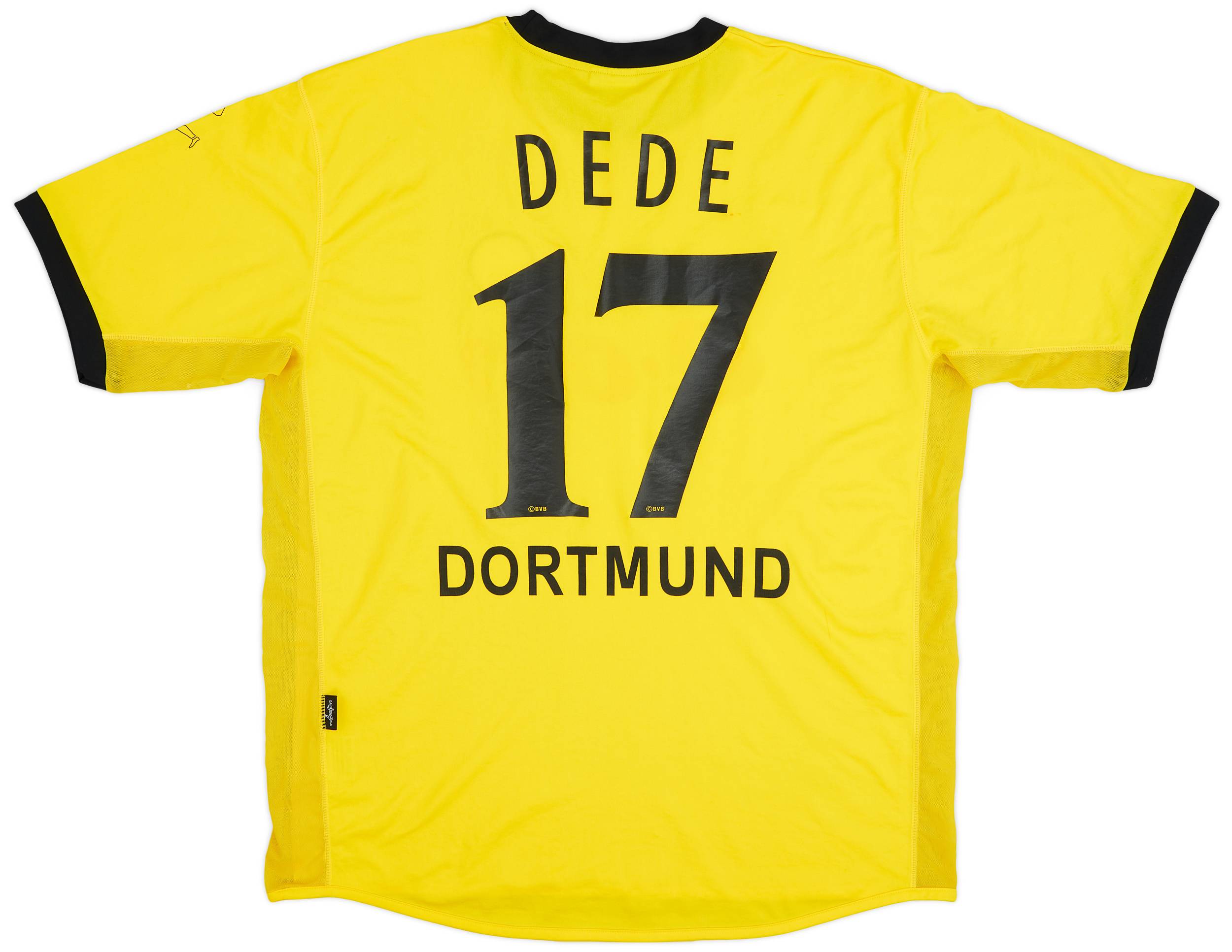 2003-04 Borussia Dortmund Home Shirt Dede #17 - 5/10 - (XL)