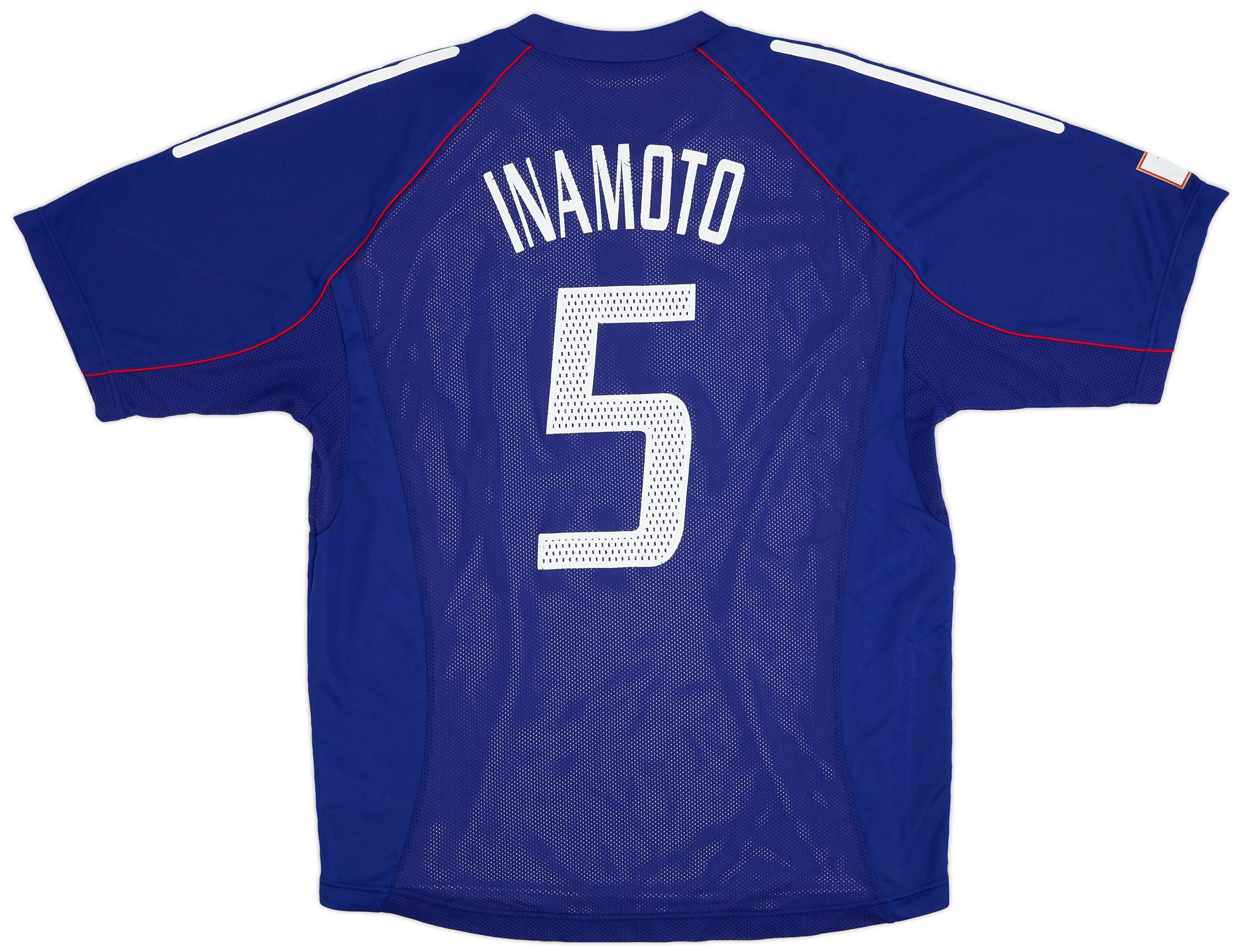 2002-04 Japan Player Issue Home Shirt Inamoto #5 - 8/10 - (XL)