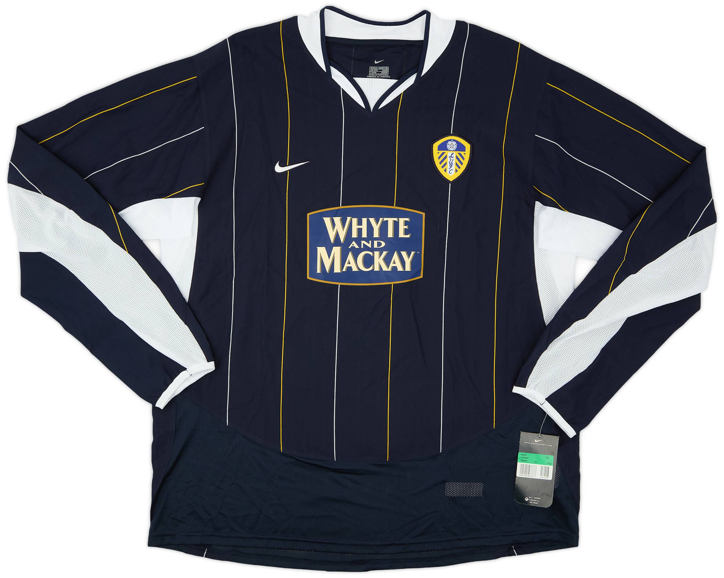 2003-04 Leeds United Player Issue Away L/S Shirt (XL)