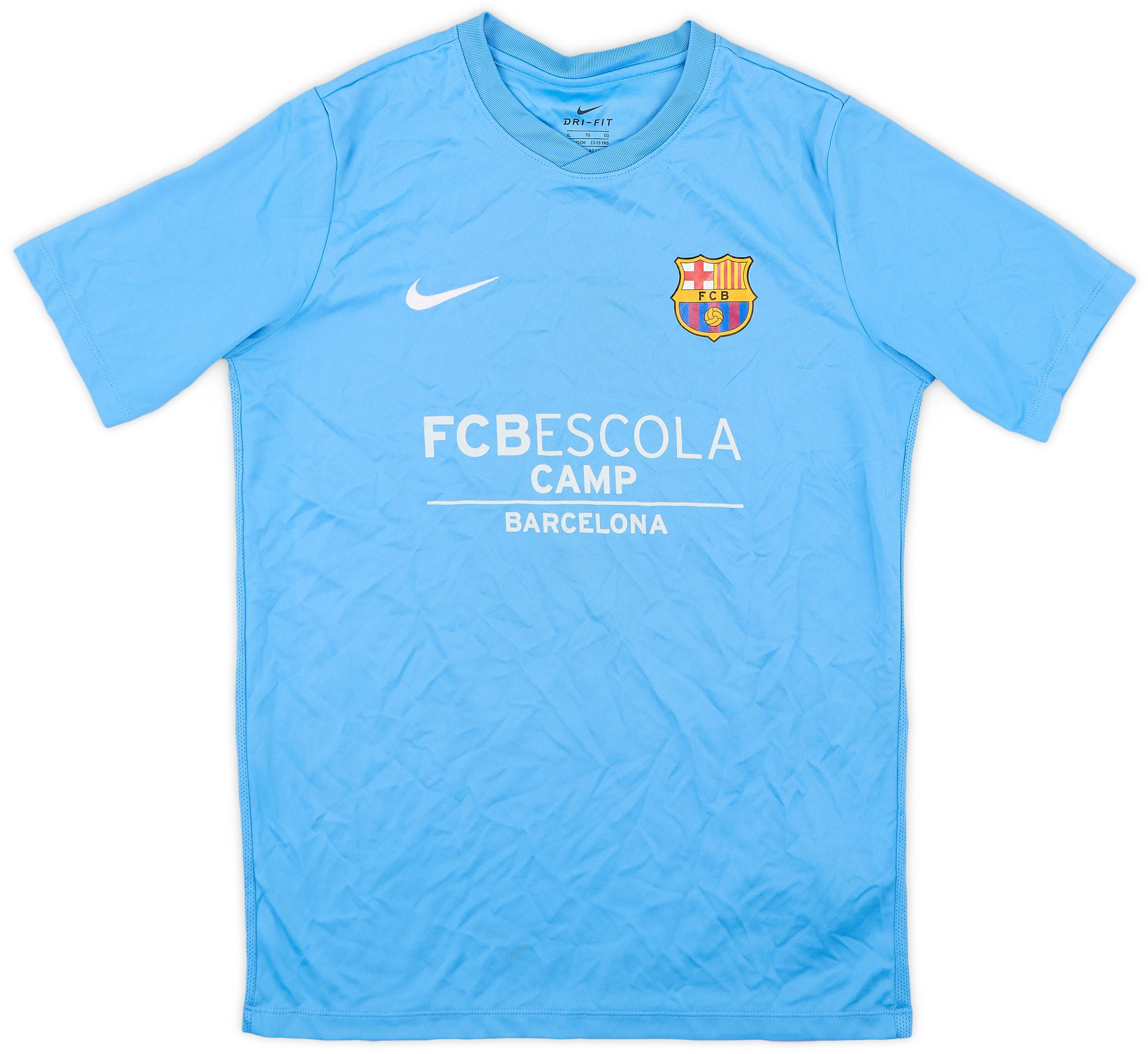 2017-18 Barcelona 'FCBEscola Camp' Training Shirt - 8/10 - (XL.Boys)