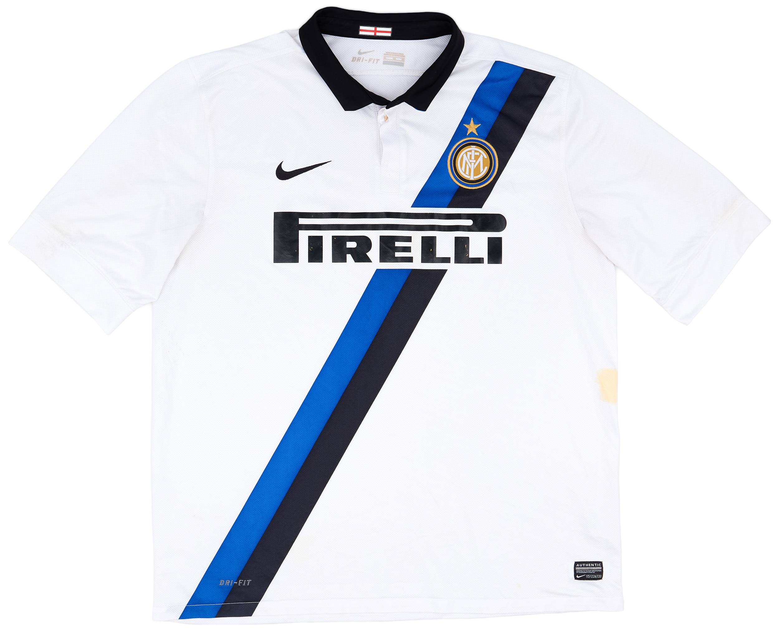 2011-12 Inter Milan Away Shirt - 8/10 - (XL)
