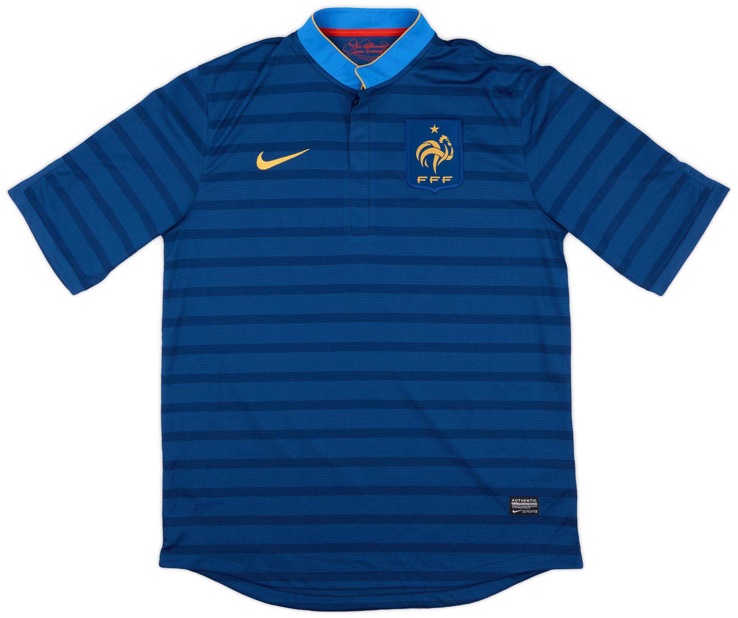 2012-13 France Home Shirt - 9/10 - (L)