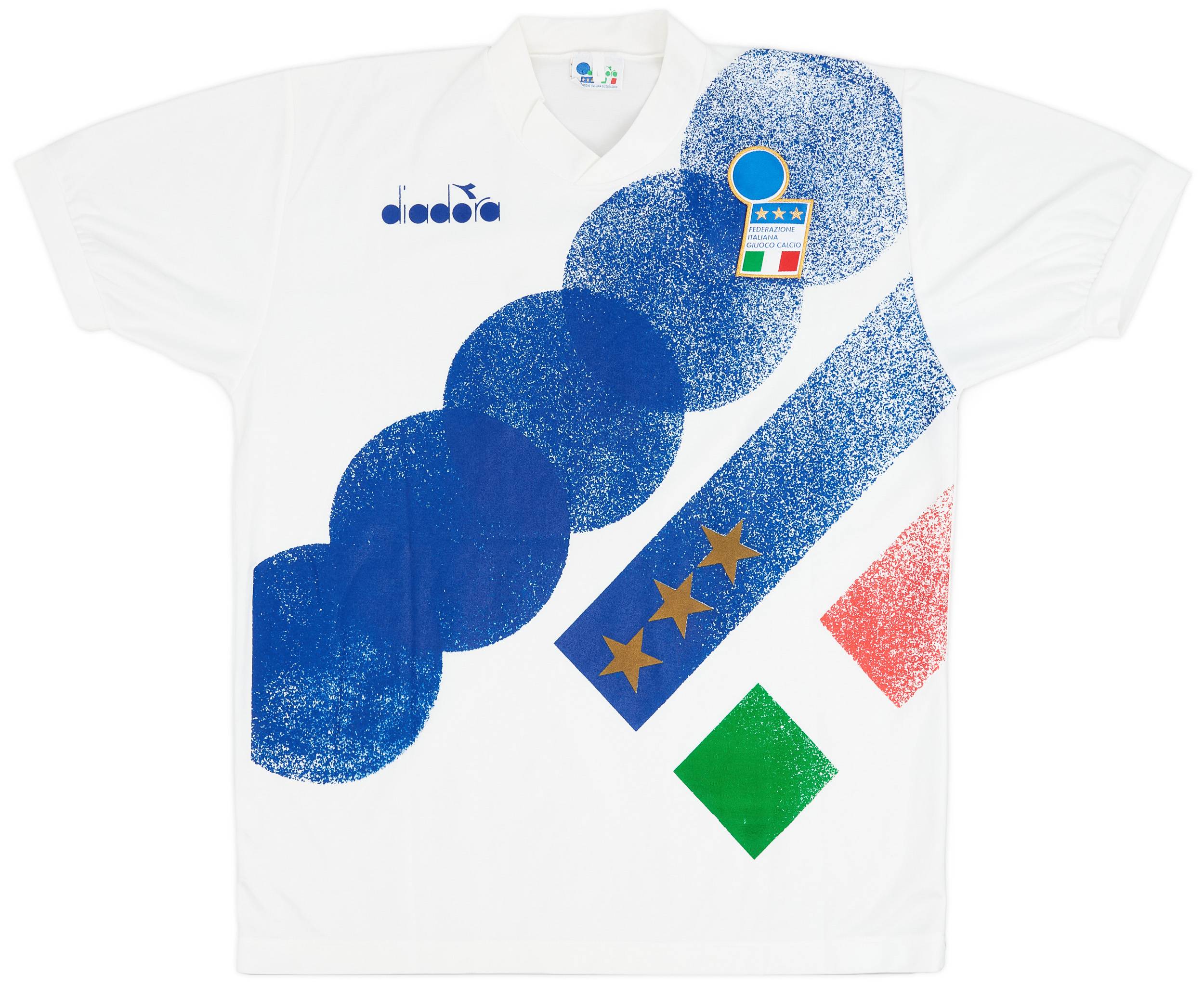 1992-94 Italy Diadora Training Shirt - 5/10 - (L)