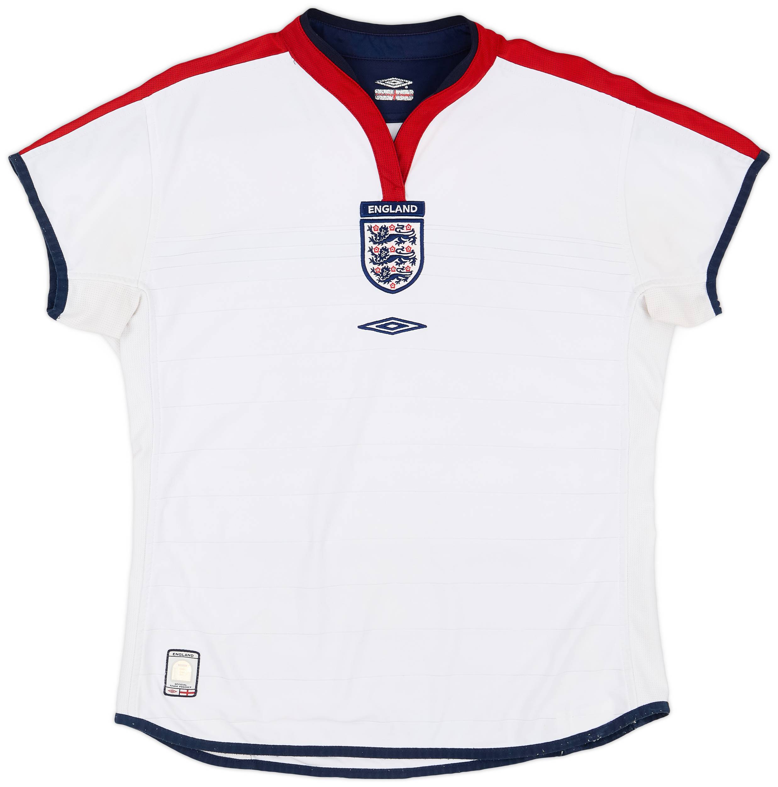 大きい割引 2003-05 L) (Women's - 7/10 - Shirt Home England ウェア