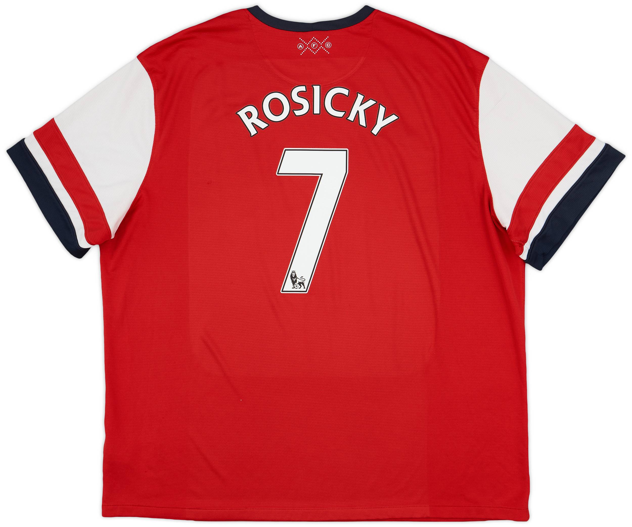 ビンテージ古着！Arsenal チェコ代表 ROSICKY 7 ユニフォーム 2012-14 Arsenal Home Shirt Rosicky #7 - 6/10 - (3XL)