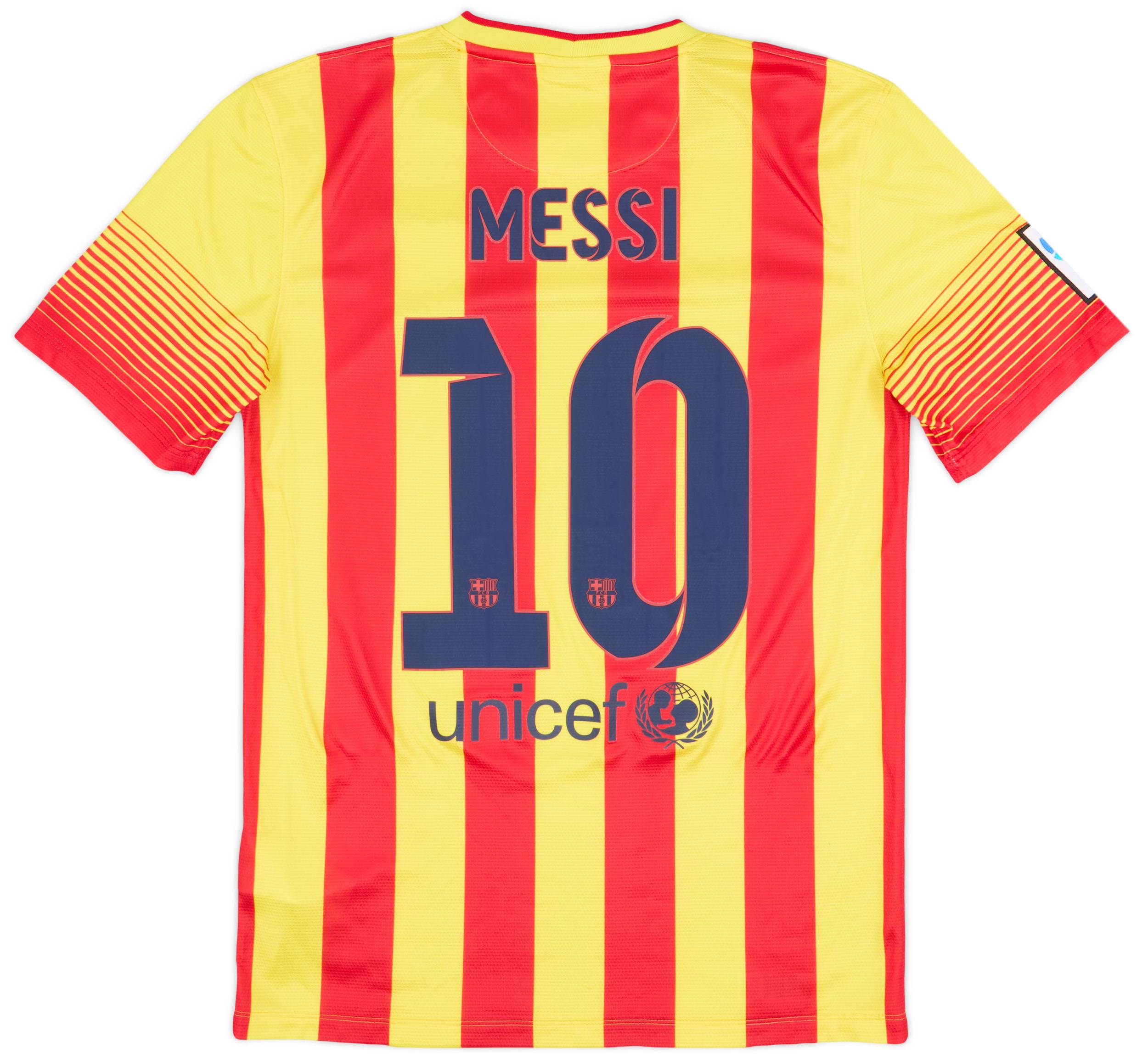 2013-15 Barcelona Away Shirt Messi #10 - 9/10 - (S)