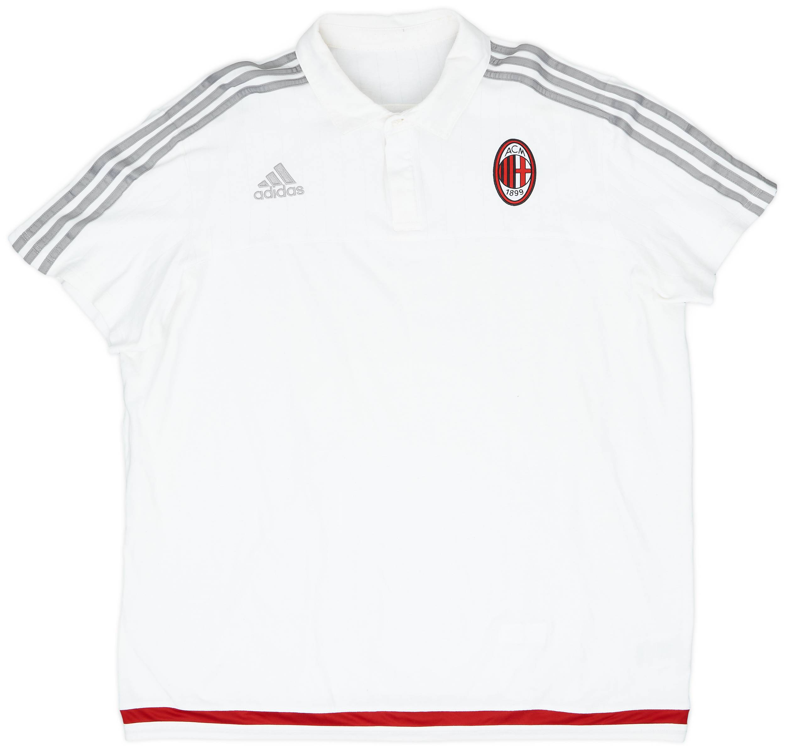 2015-16 AC Milan adidas Polo Shirt - 8/10 - (XXL)