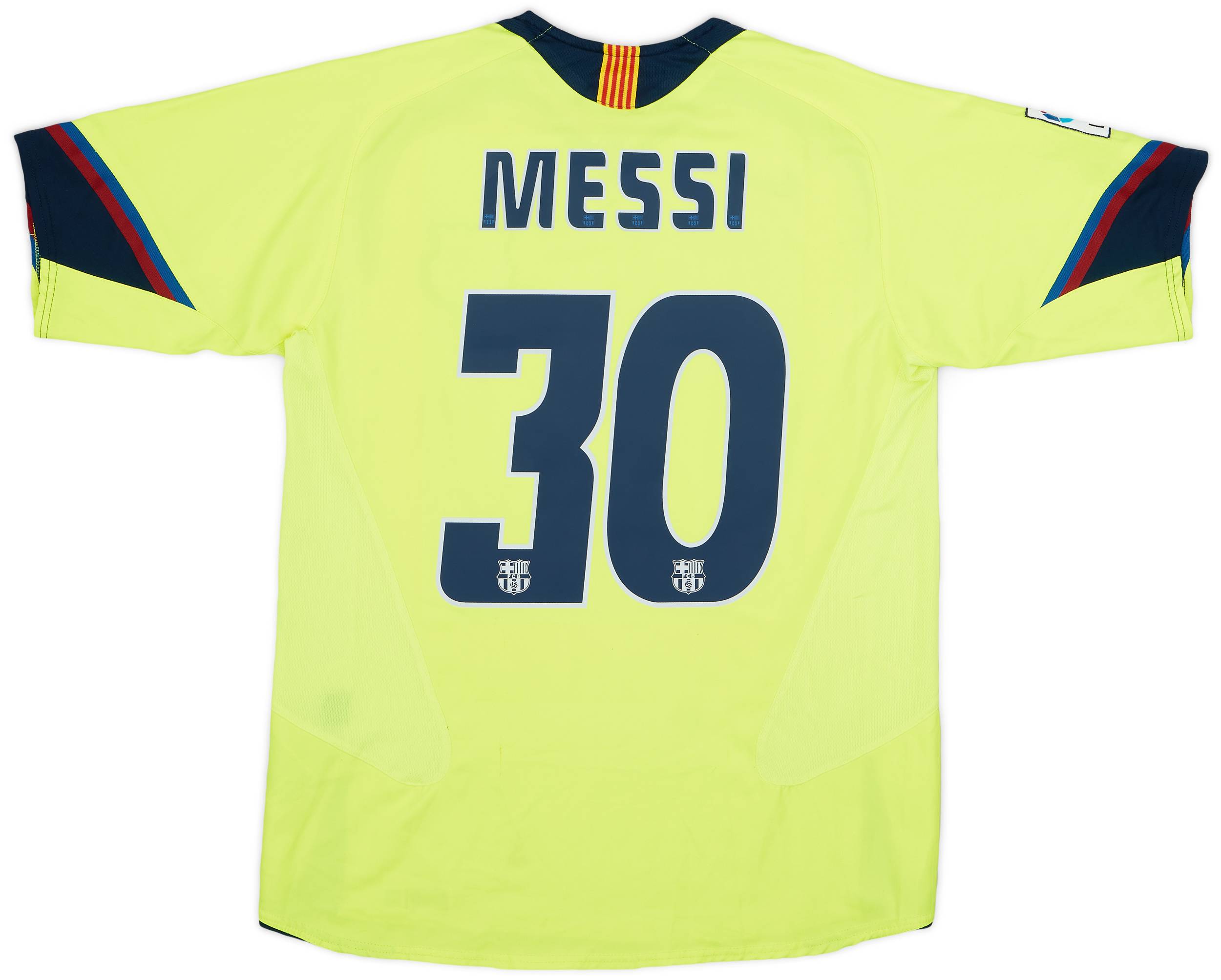 2005-06 Barcelona Away Shirt Messi #30 - 7/10 - (M)