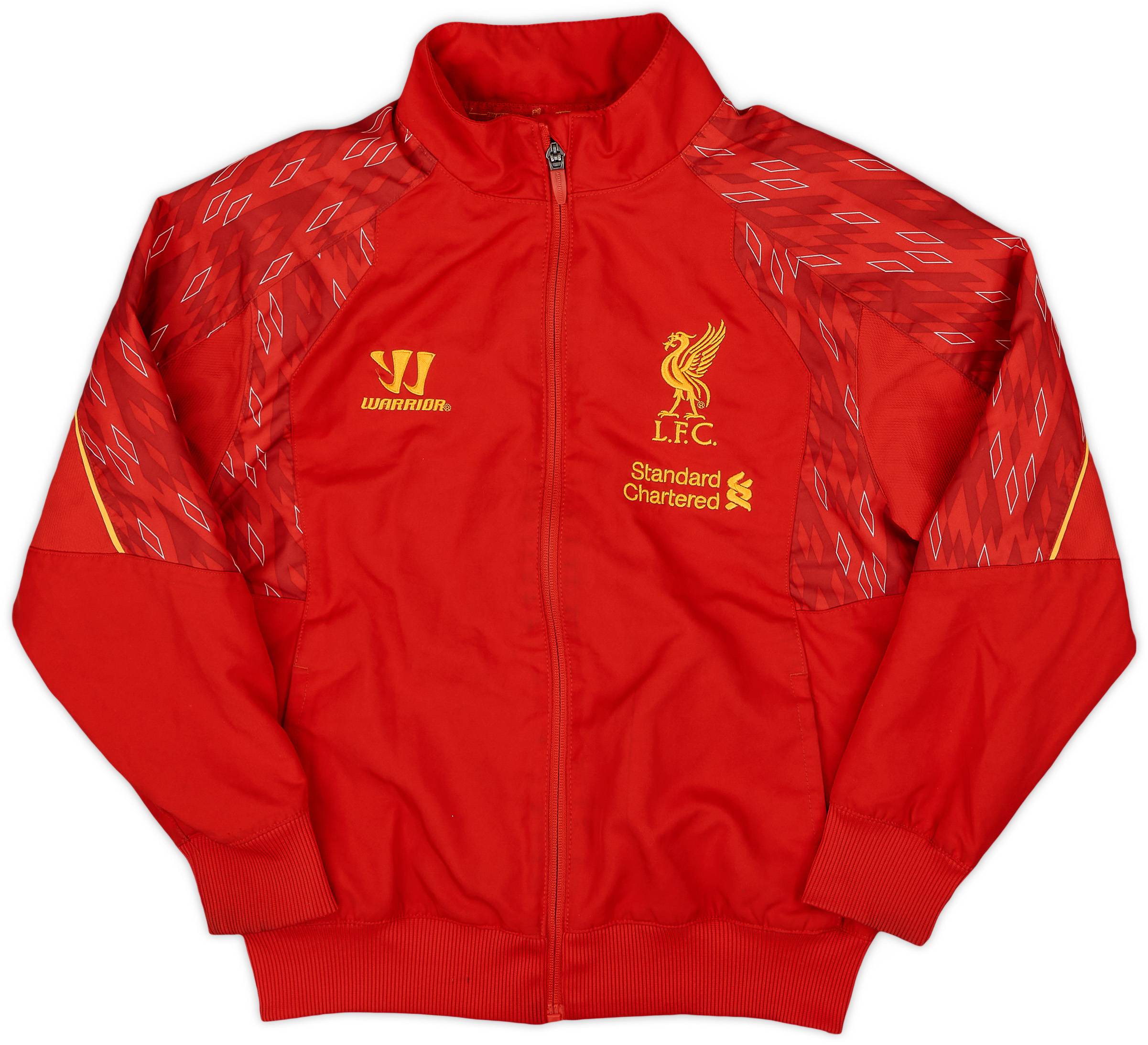 2013-14 Liverpool Warrior Track Jacket - 9/10 - (L.Boys)
